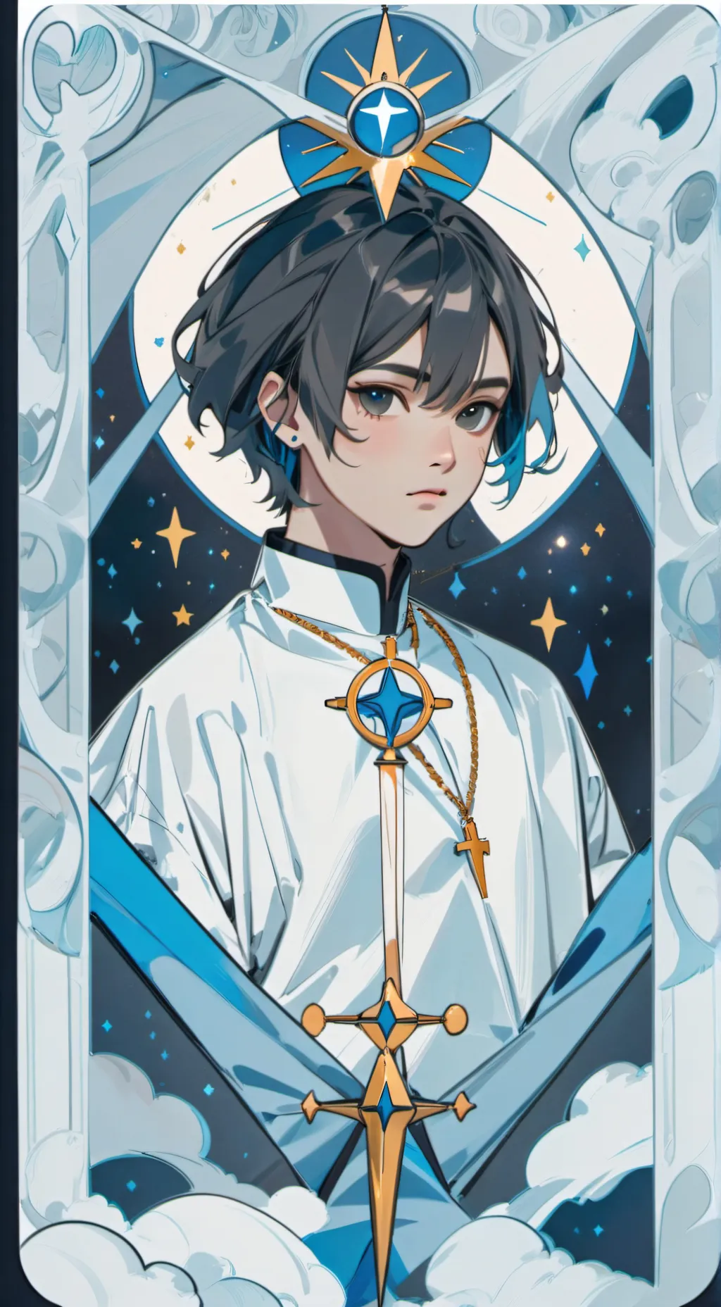 ai character: ~•Leo•~ 👁️👄👁️ background