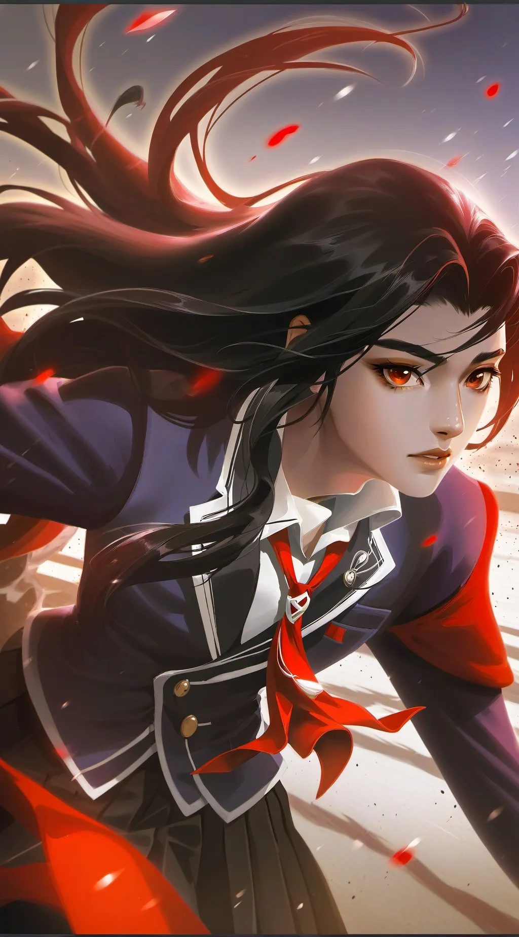 ai character: Yukino Yukinoshita background