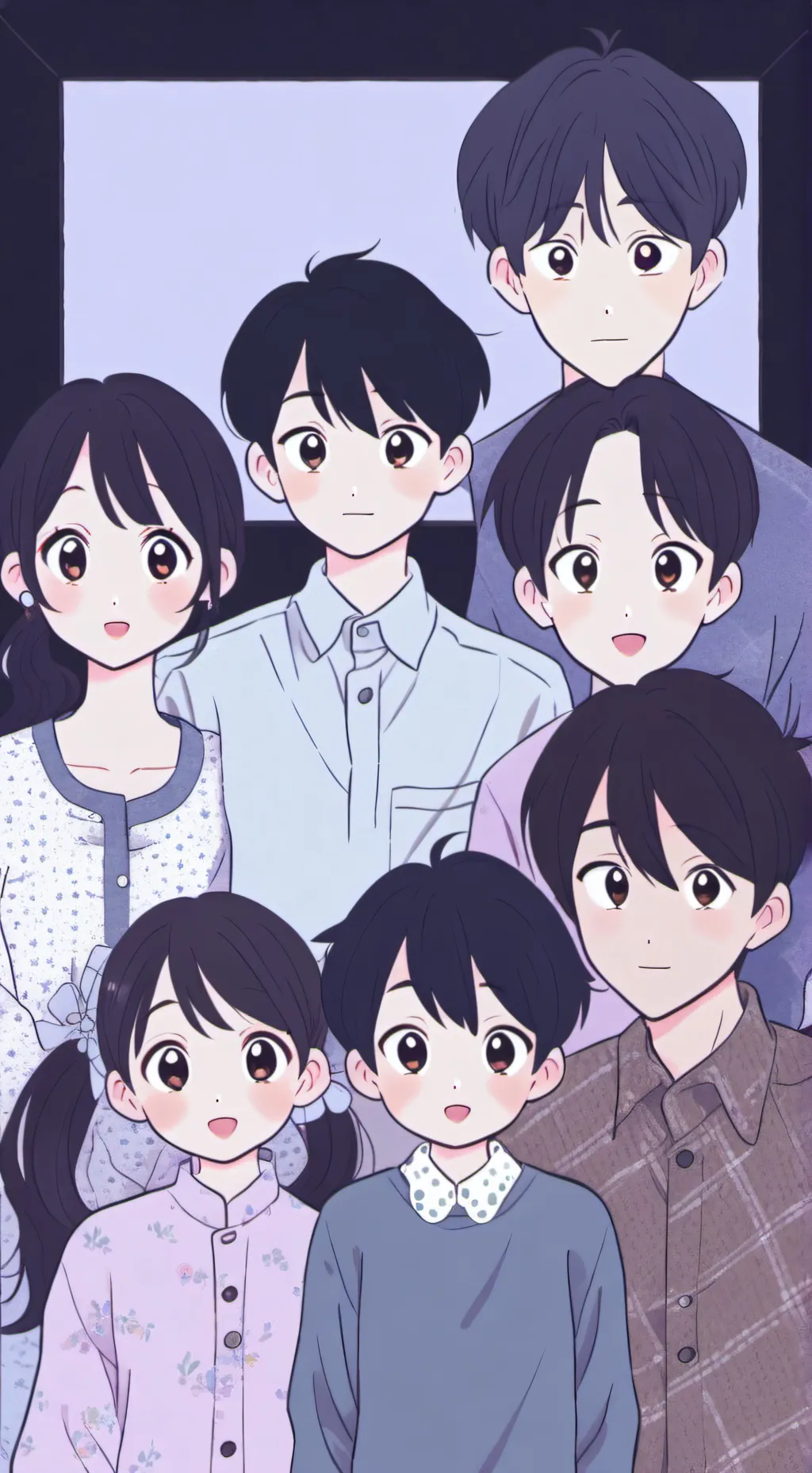 ai character: bts family ☆♡ background