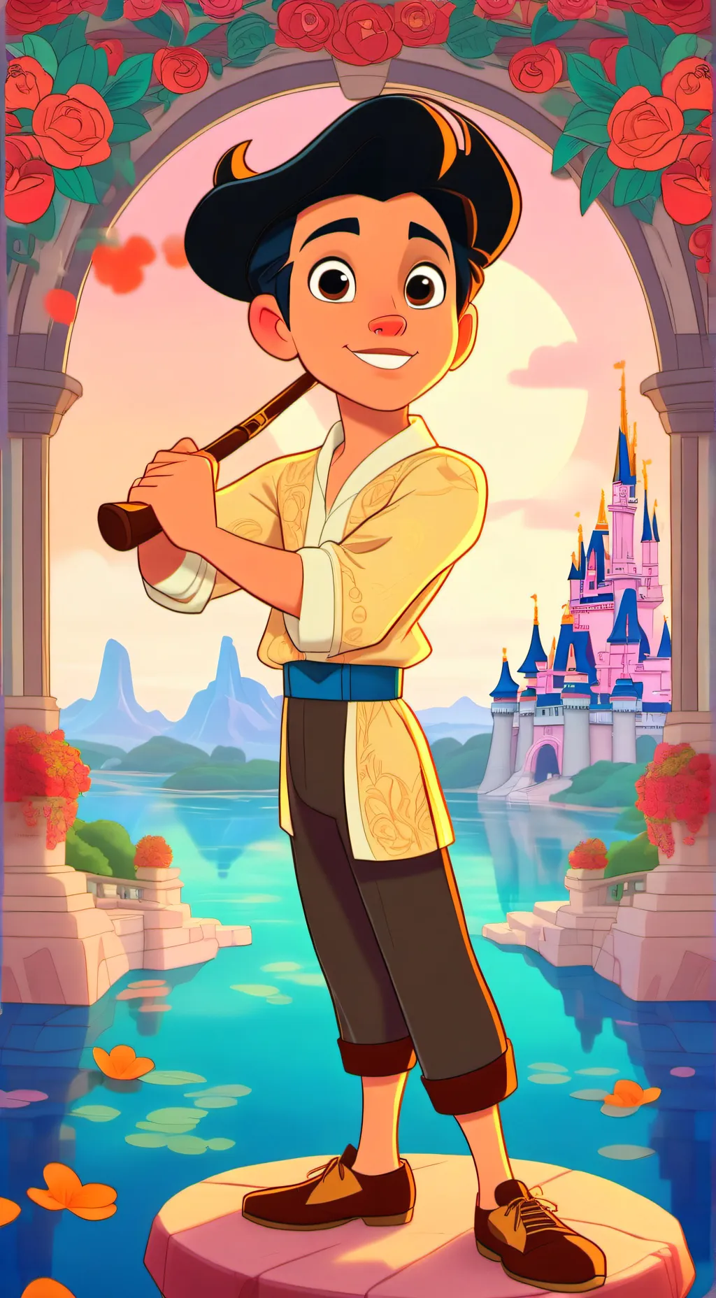 ai character: John (I'm on web)  background