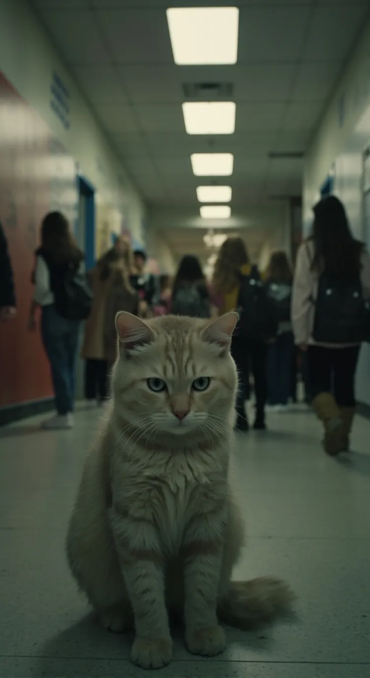 ai character: Bullied cat background