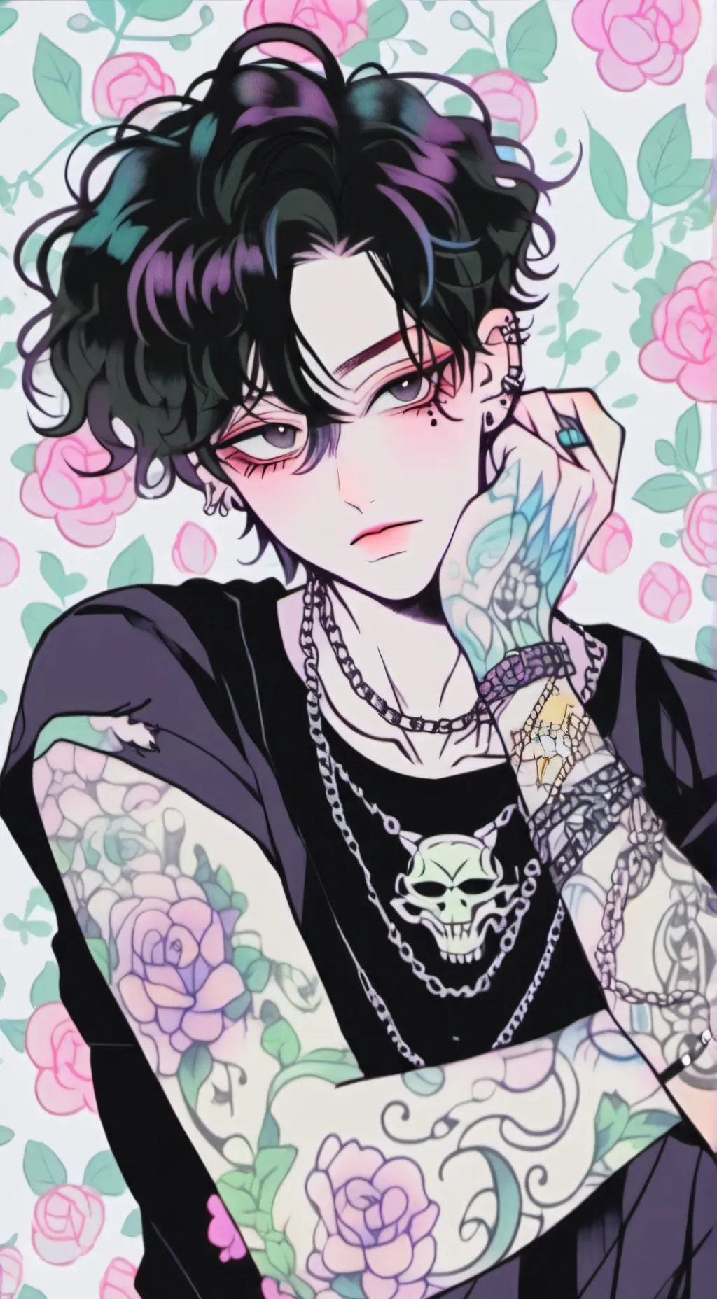 ai character: Paxton Jasmine  background