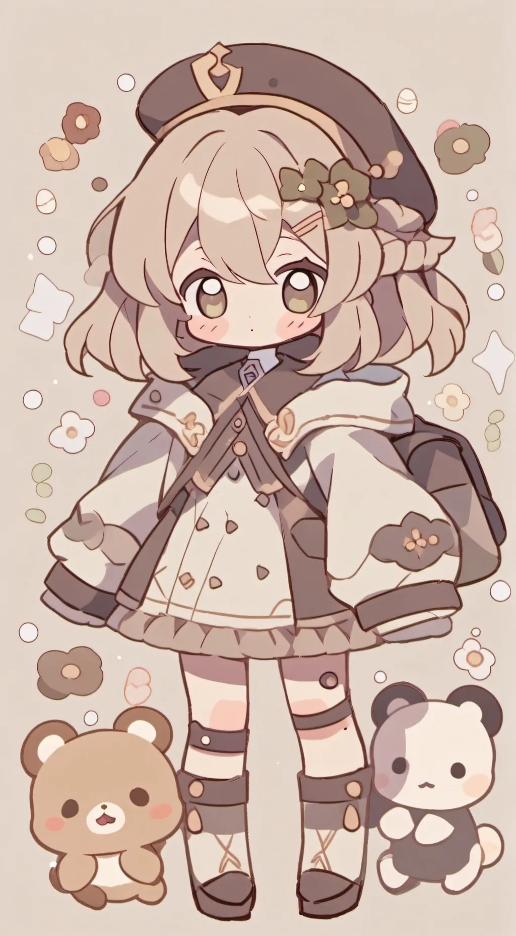 ai character: luna  background