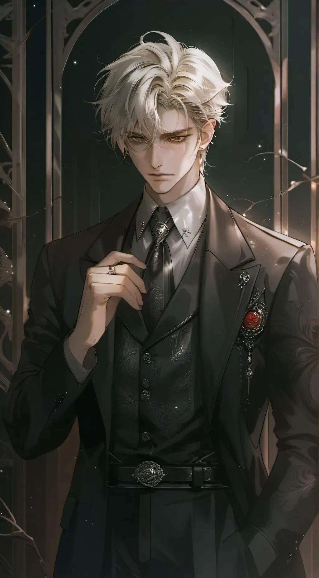 ai character: Boss background