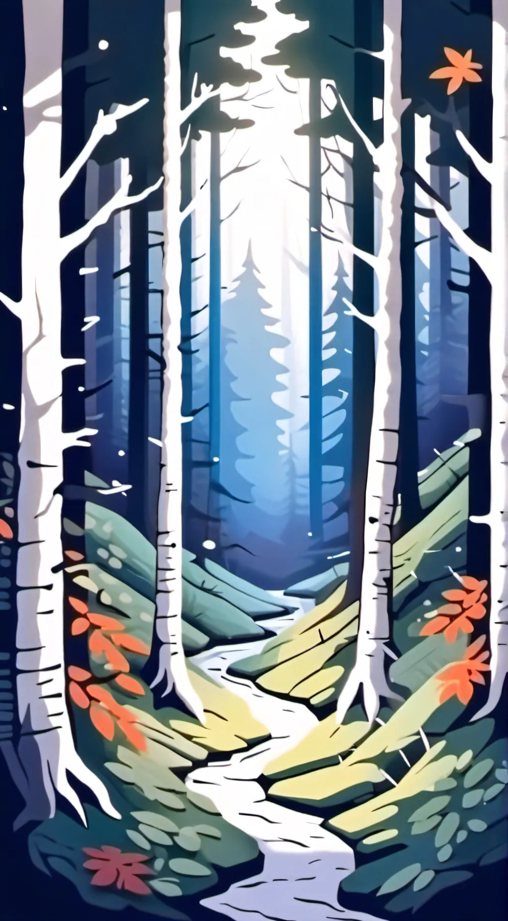 ai character: Worlds collide background