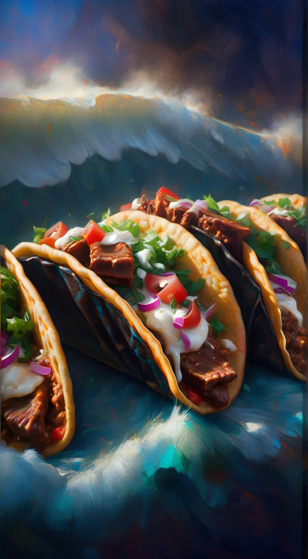 ai character: taco background