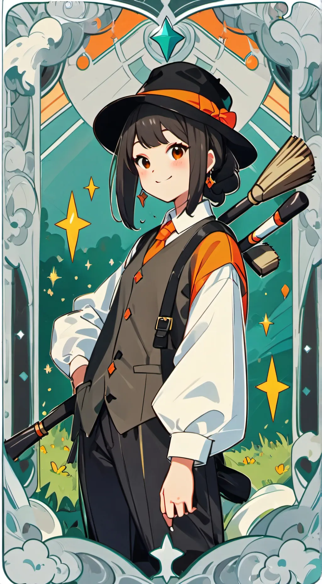ai character: Chimney sweep background