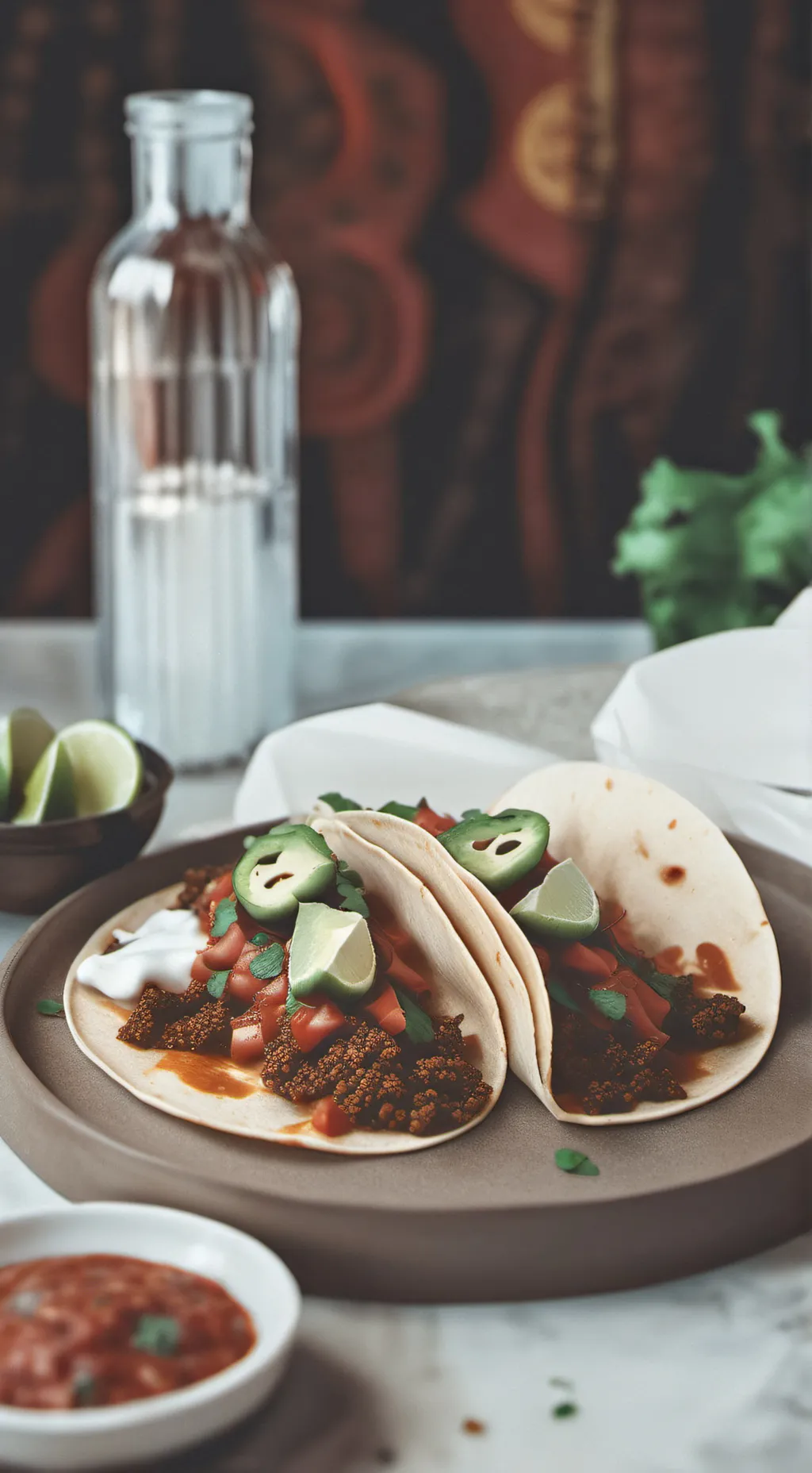 ai character: it's raining tacos background