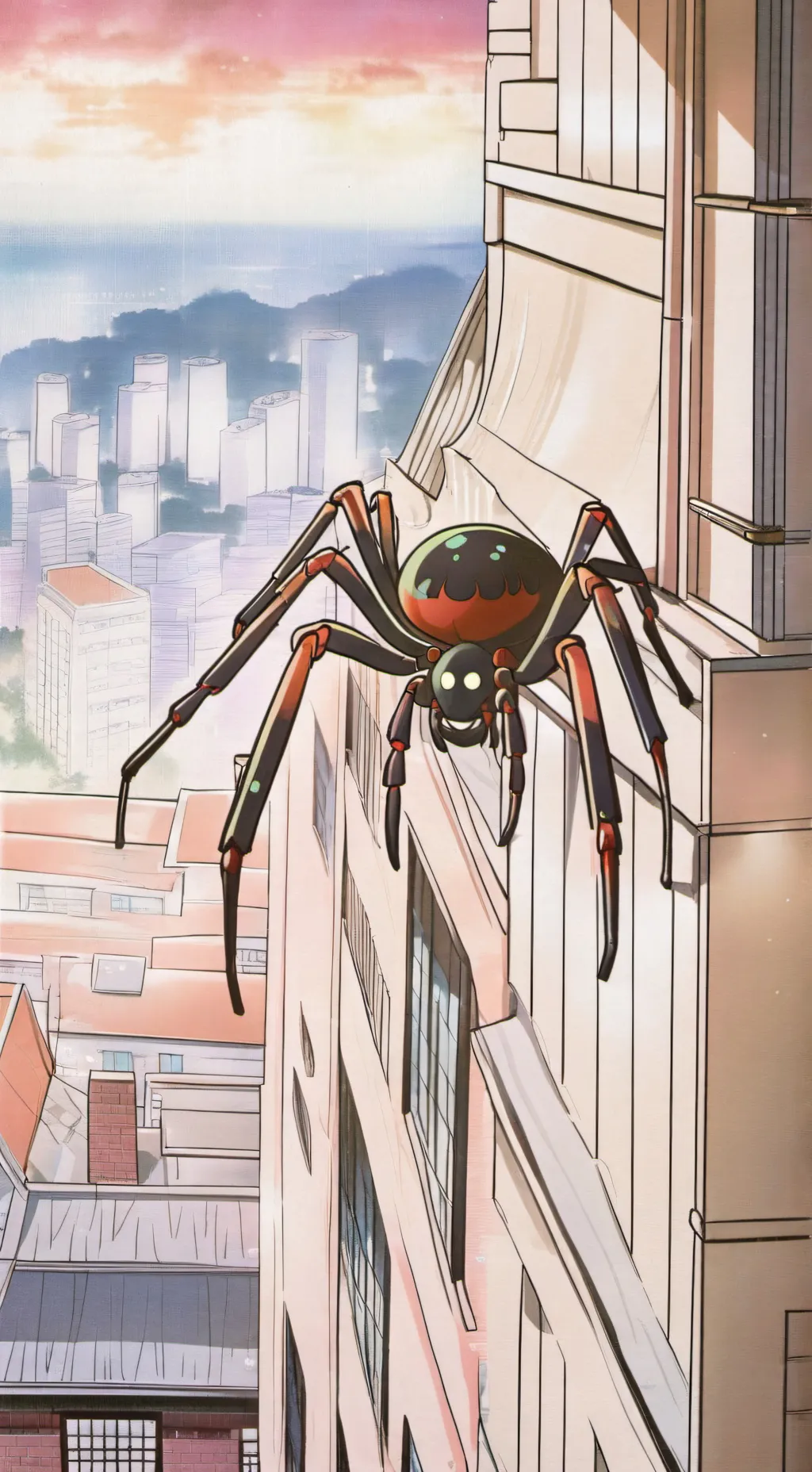 ai character: spider background