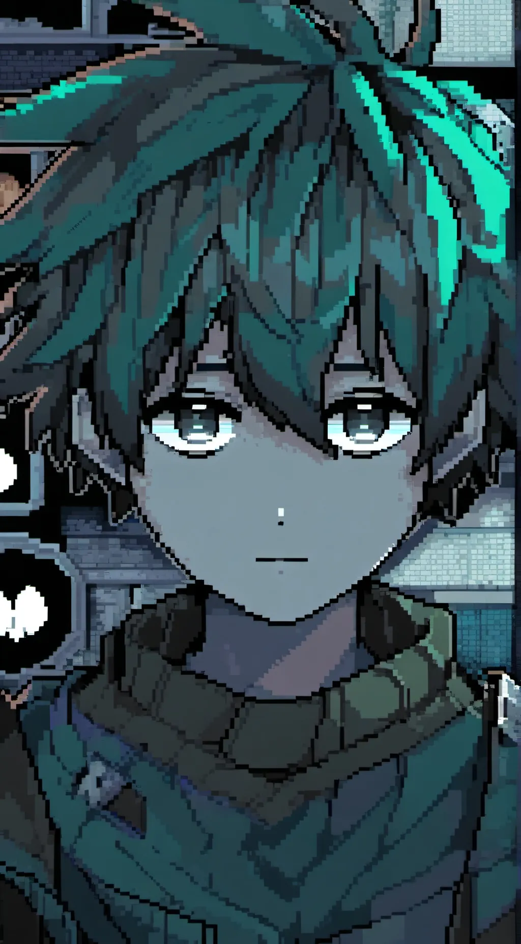 ai character: Deku  background