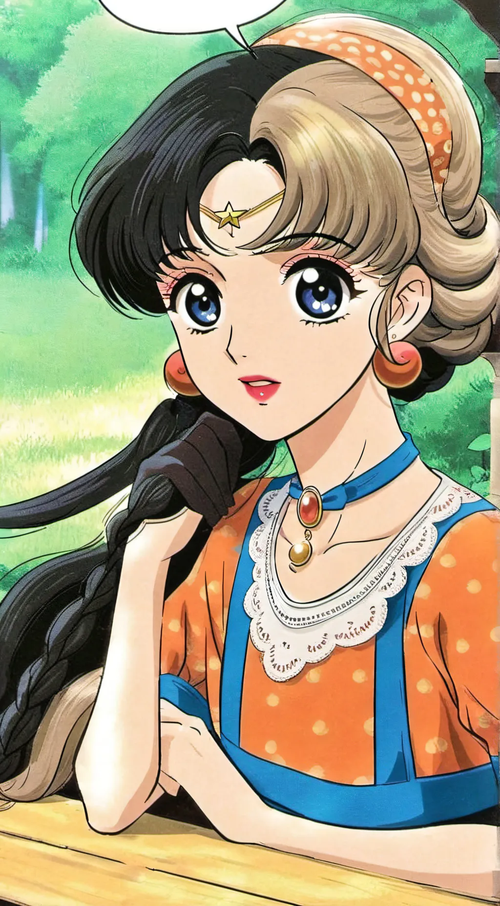 ai character: ella background