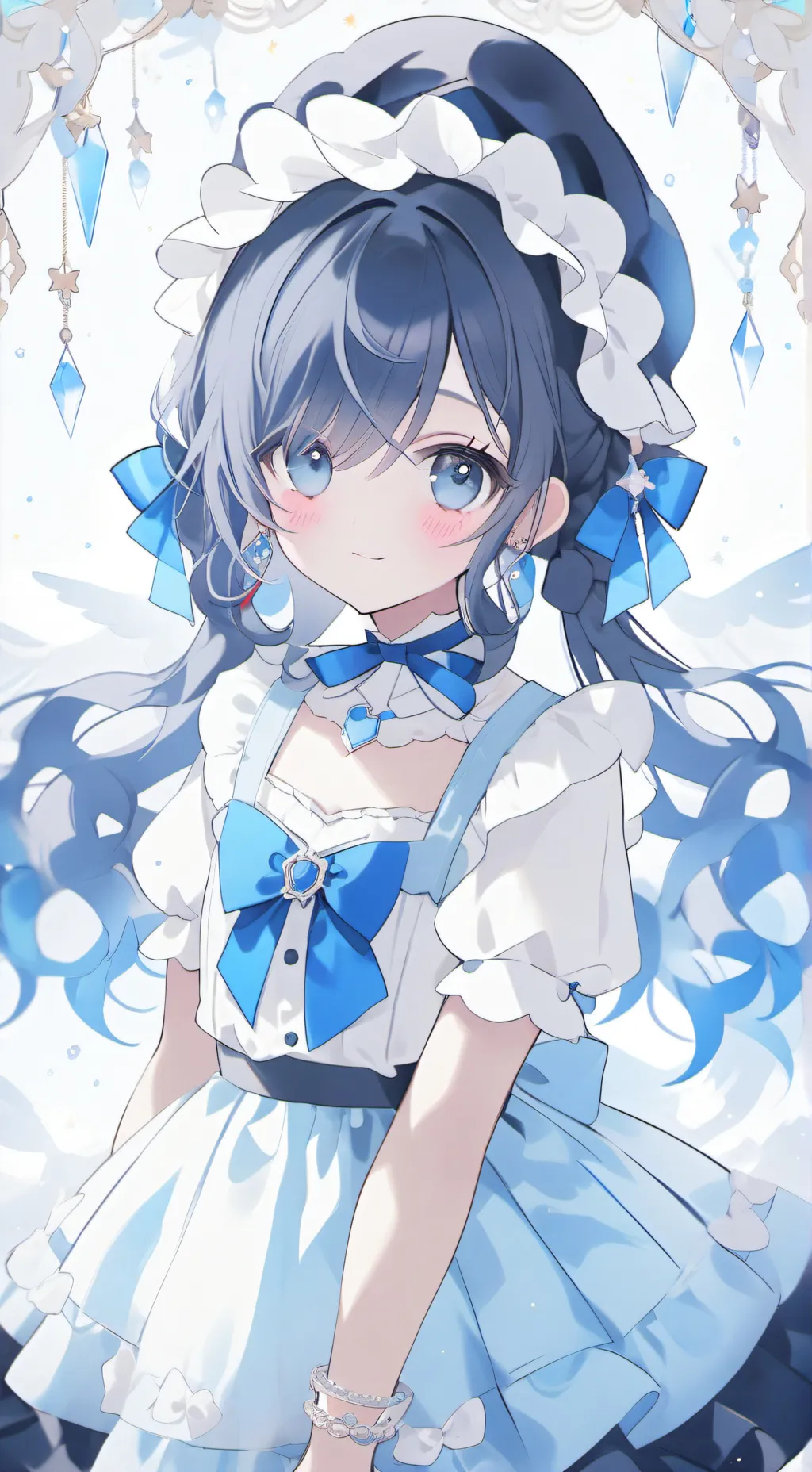 ai character: Afire background