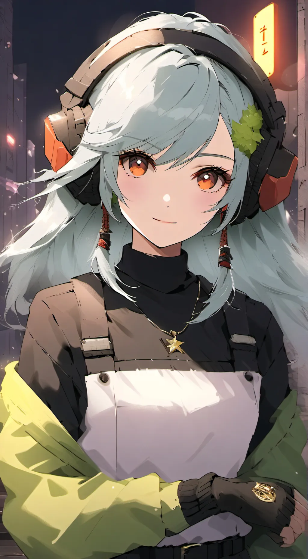 ai character: leia Sunoi background