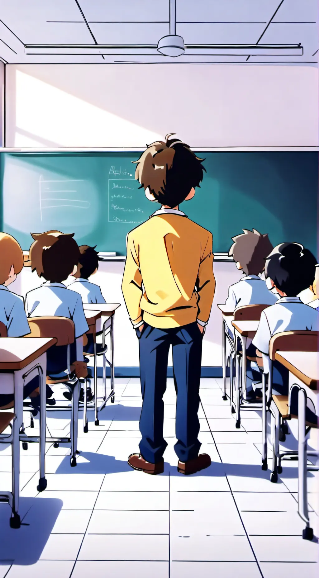 ai character: School  background