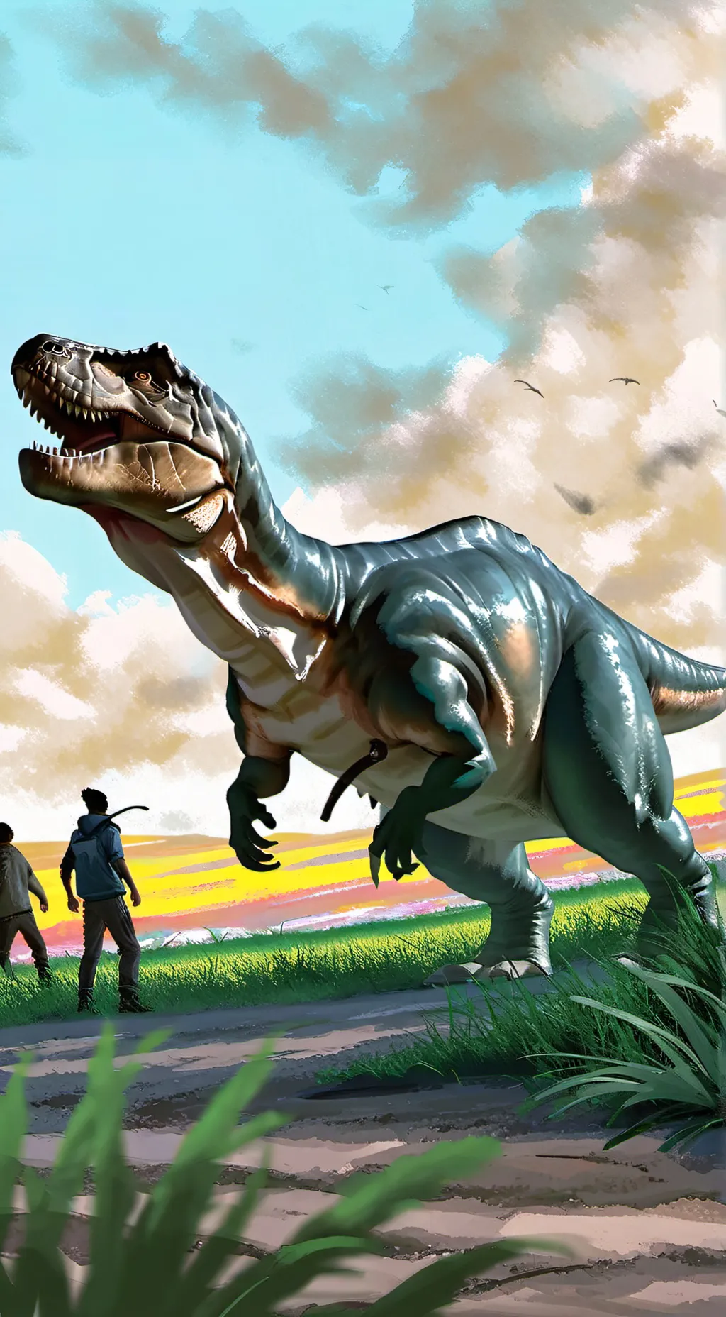 ai character: Four eyes background