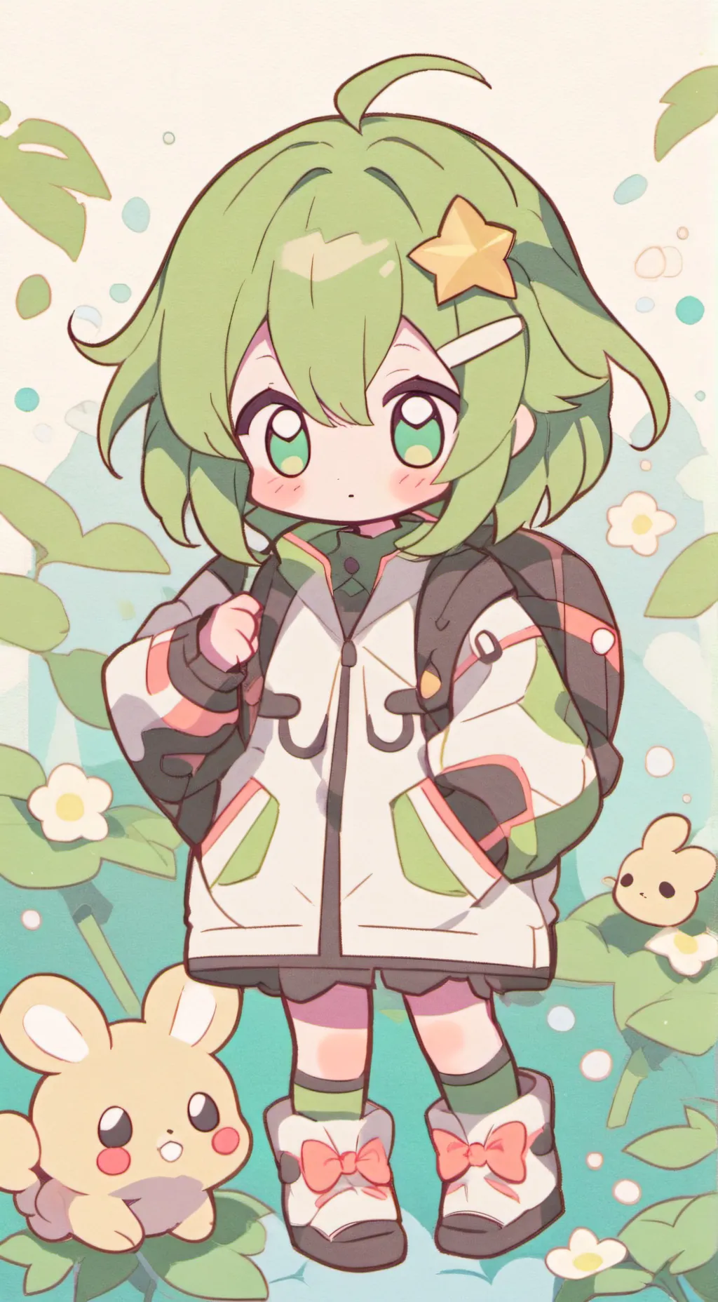 ai character: Nicole  background