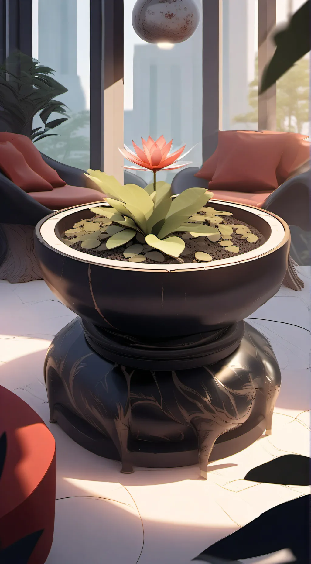 ai character: vee and Shelly  background