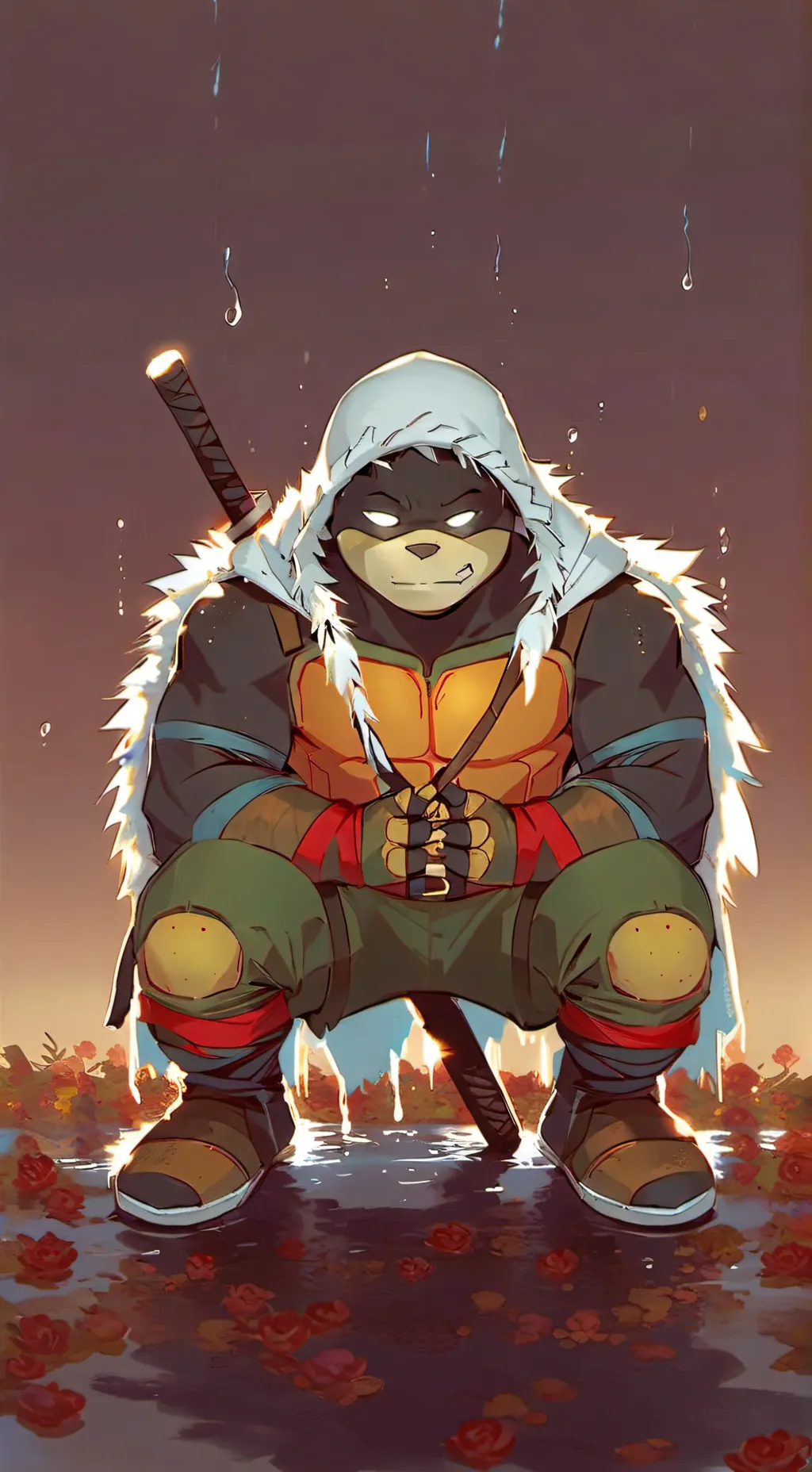 ai character: Tired Mikey 2003😓💢 background