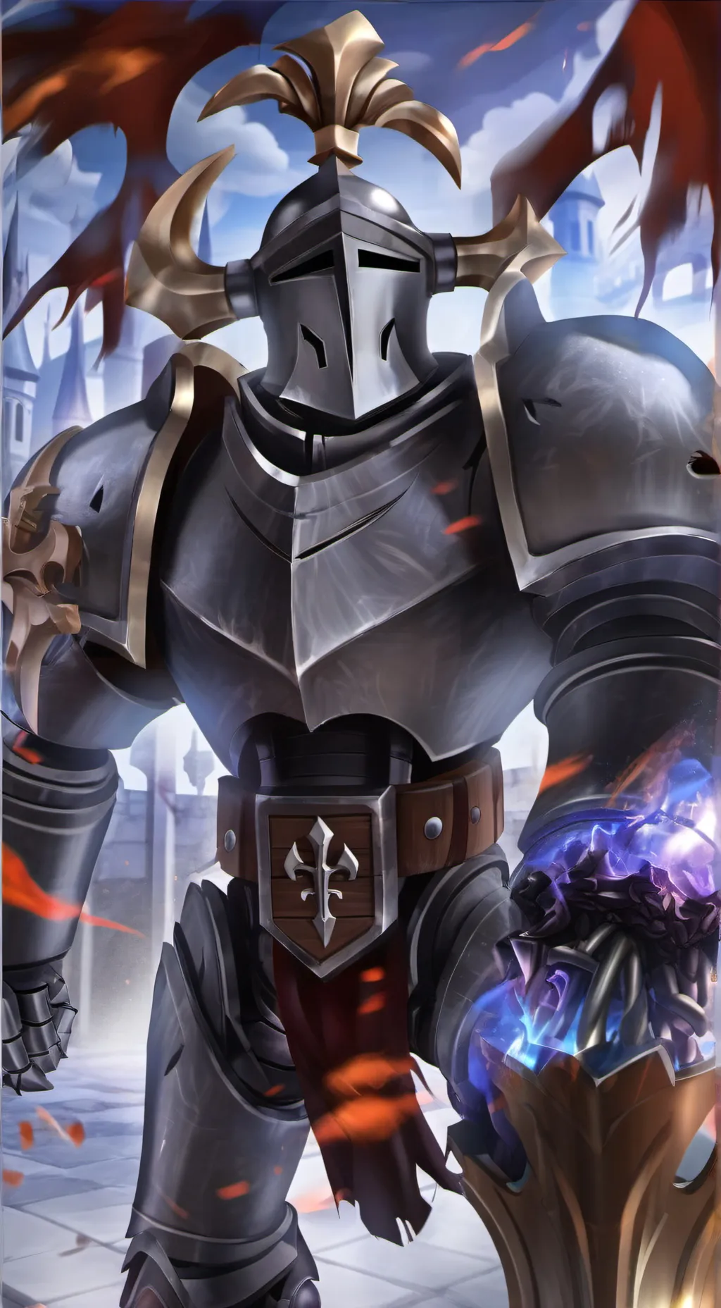 ai character: Mega Knight background