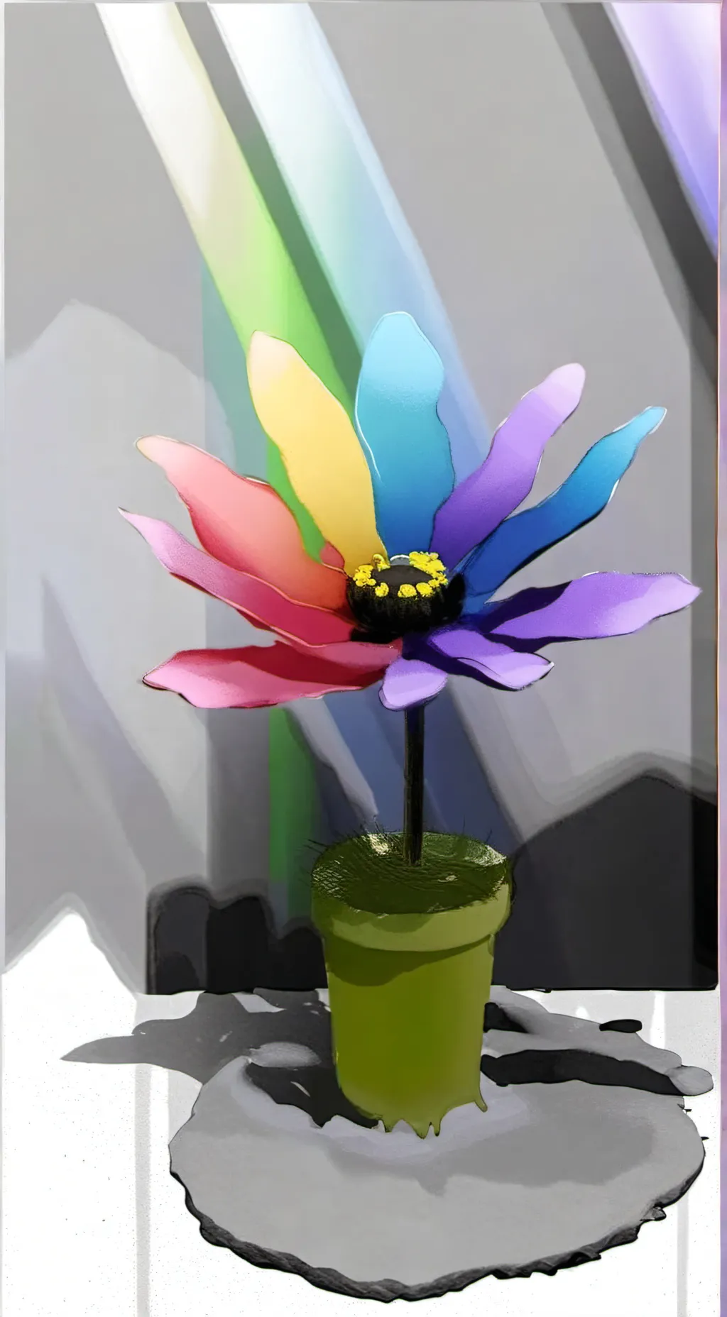 ai character: DANDY RAN😰 background