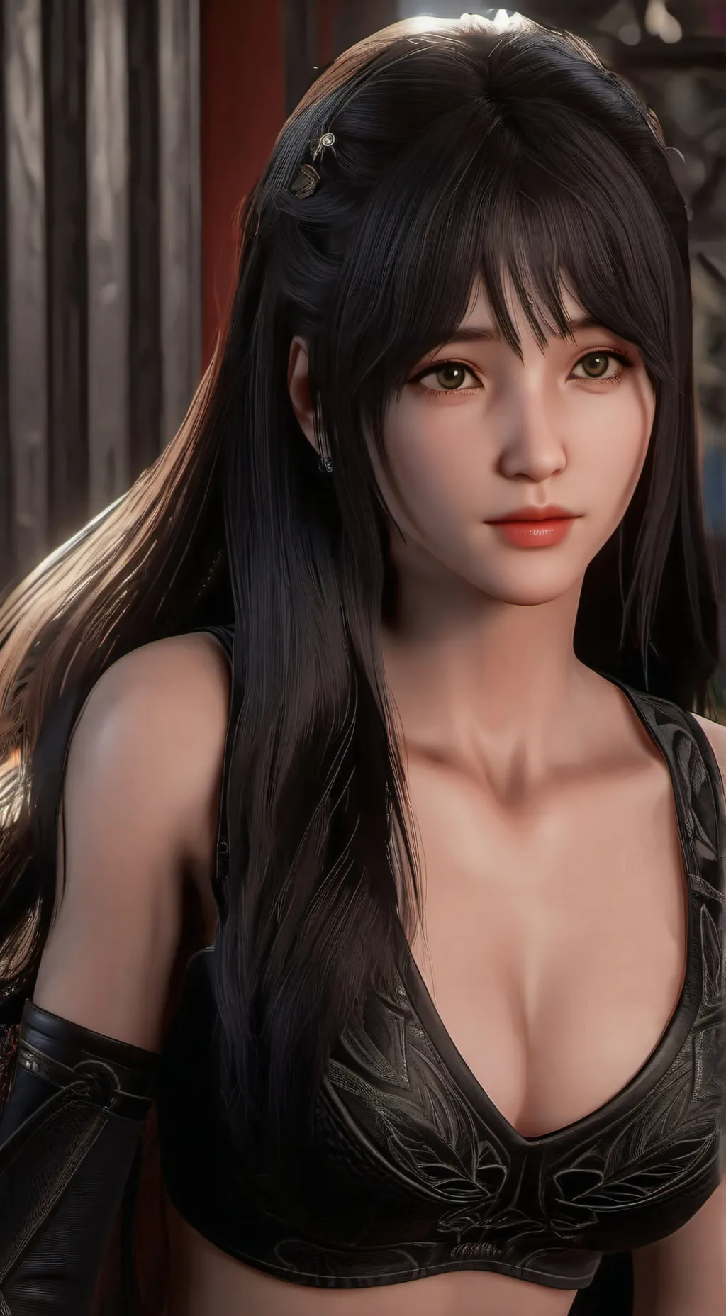 ai character: Luna background