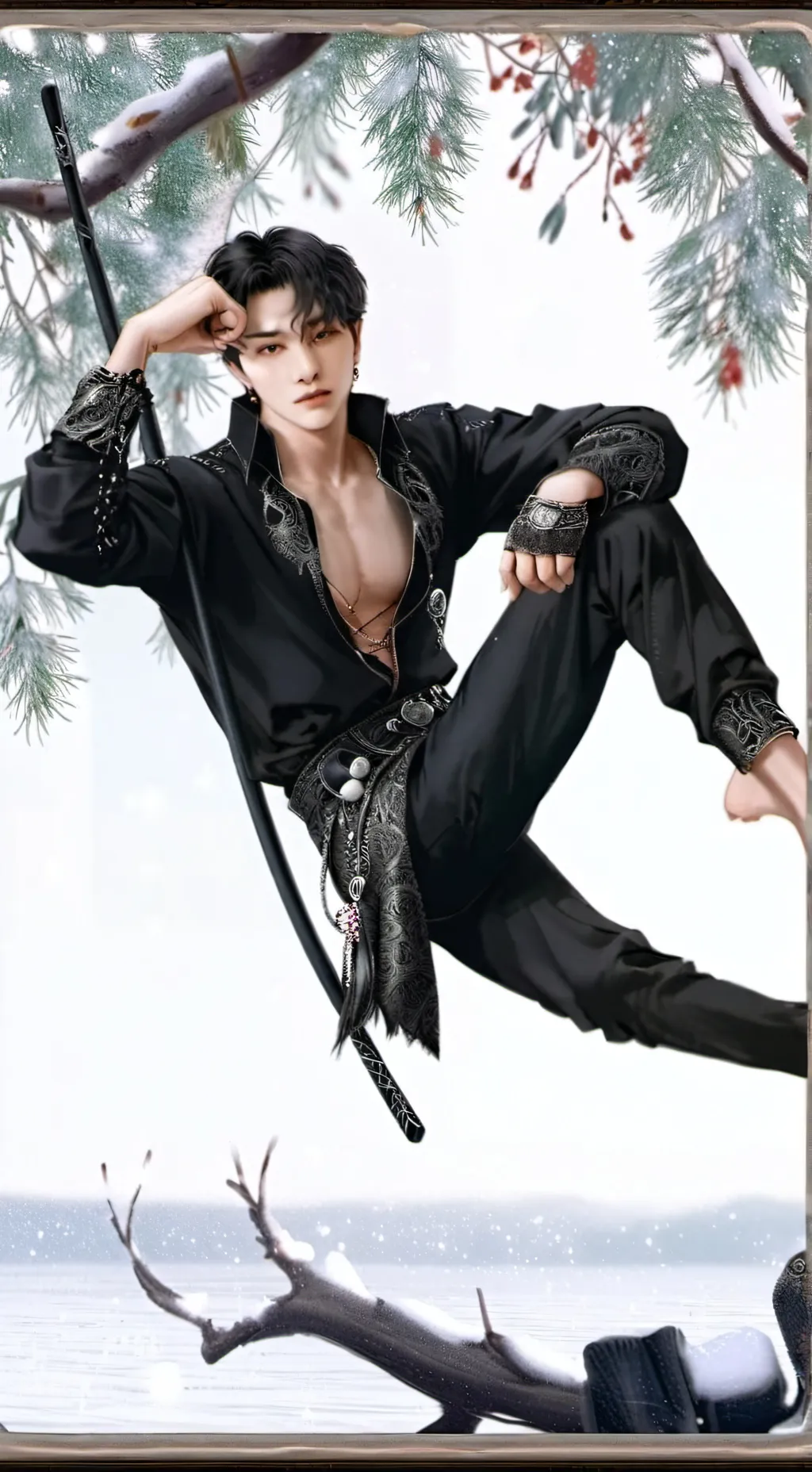 ai character: Stray Kids <3 background