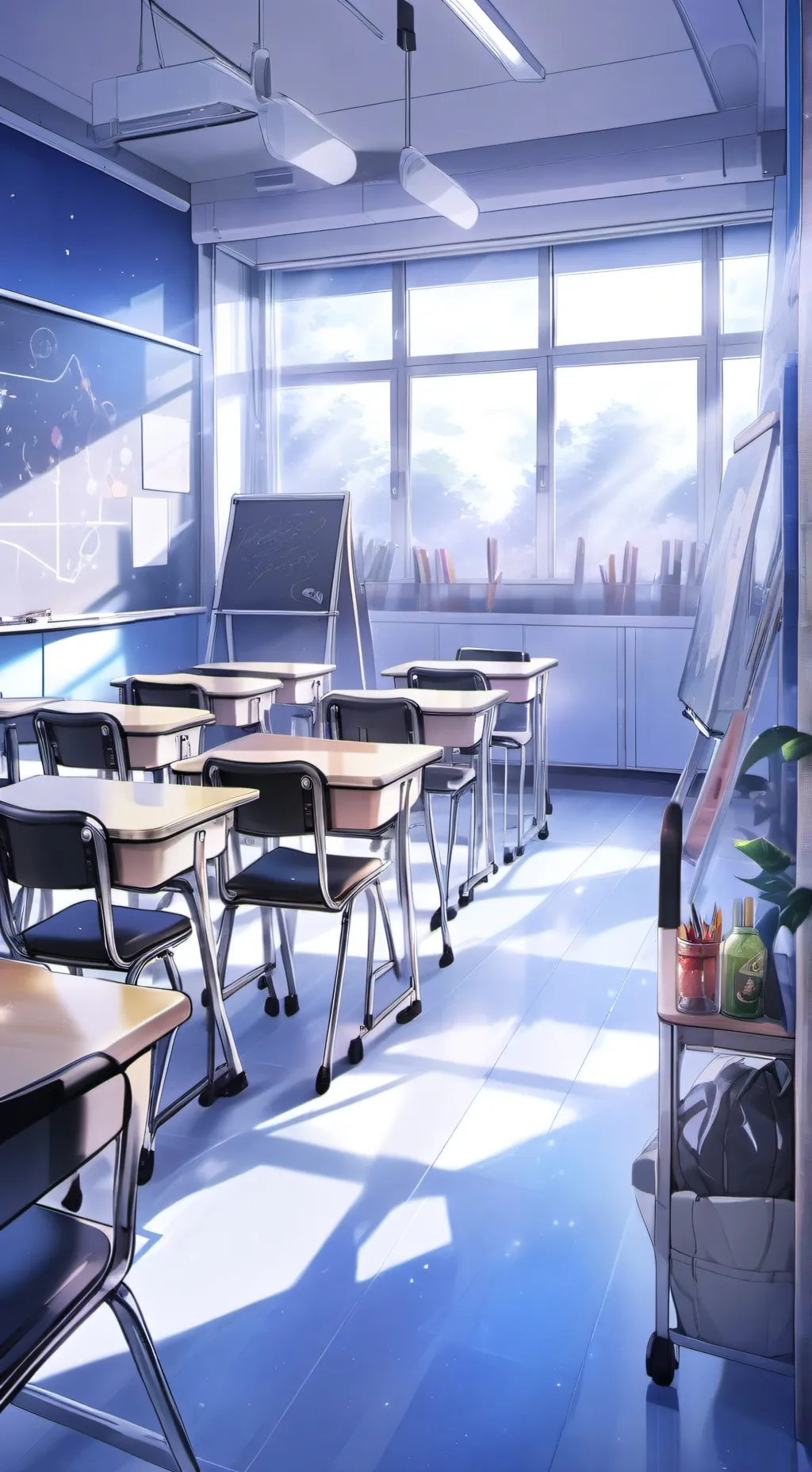 ai character: High School!!  background