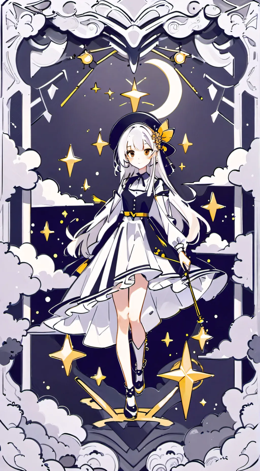 ai character: LUNA background