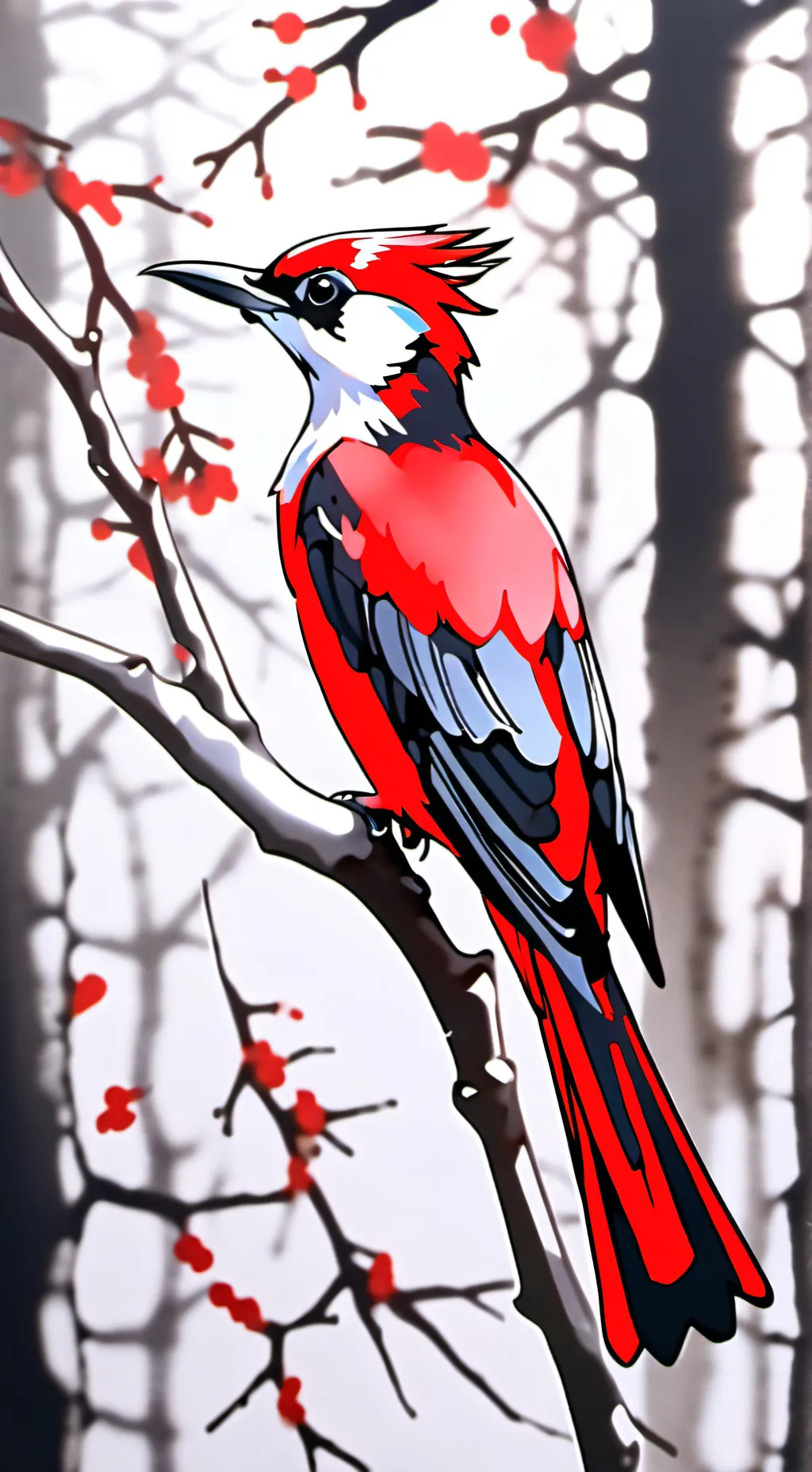 ai character: Woody goes to camp background