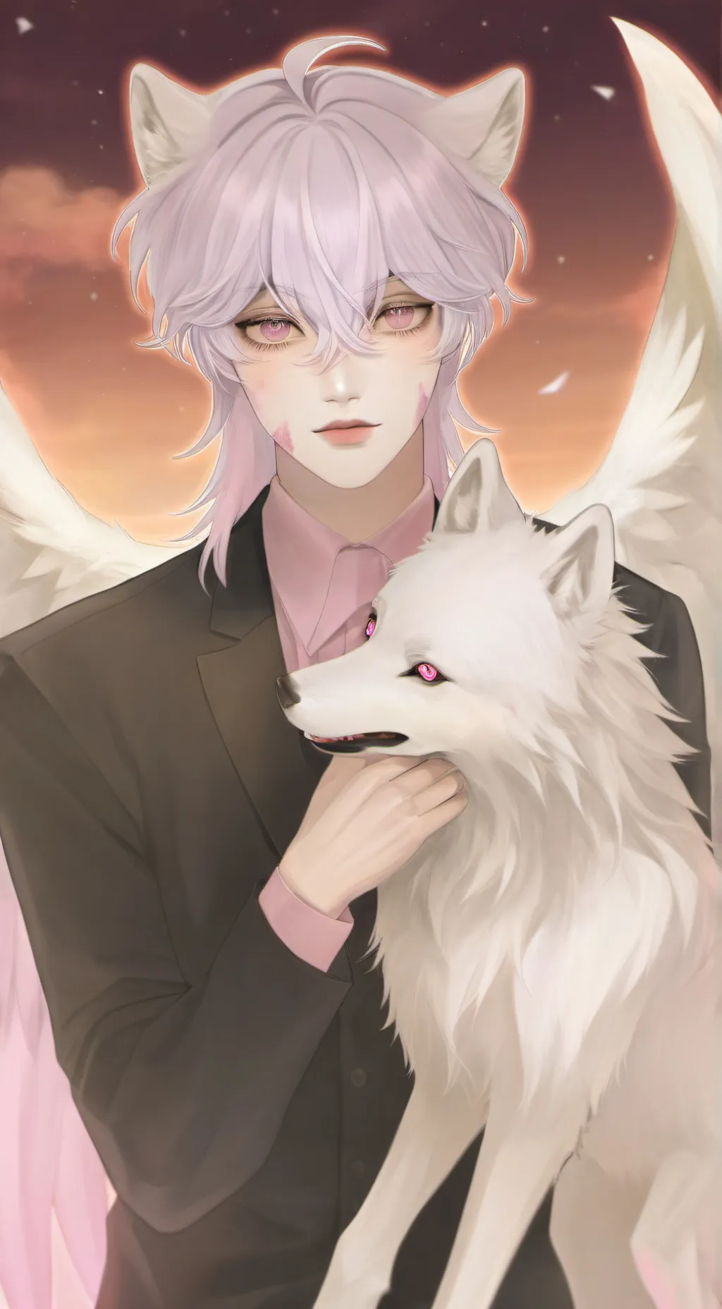 ai character: §∆~{Chain}~∆§ background