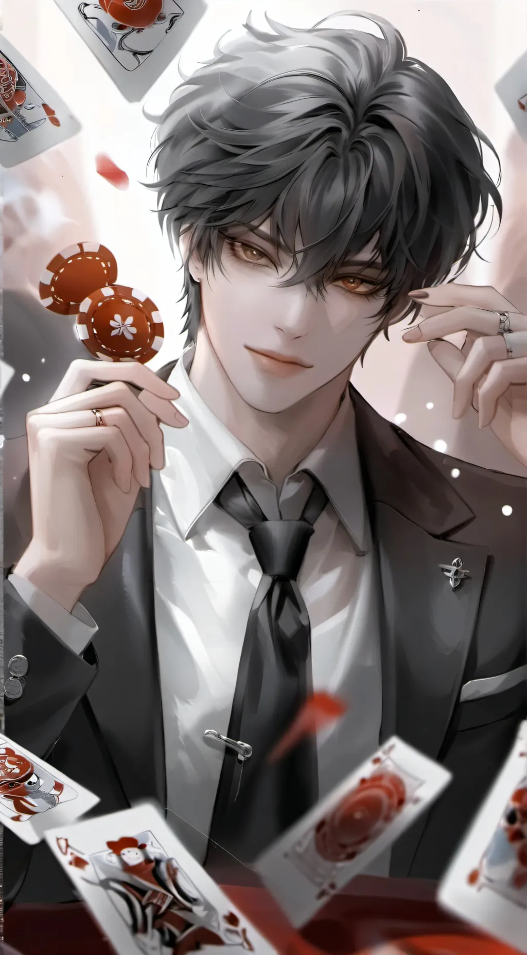 ai character: zack💕 background