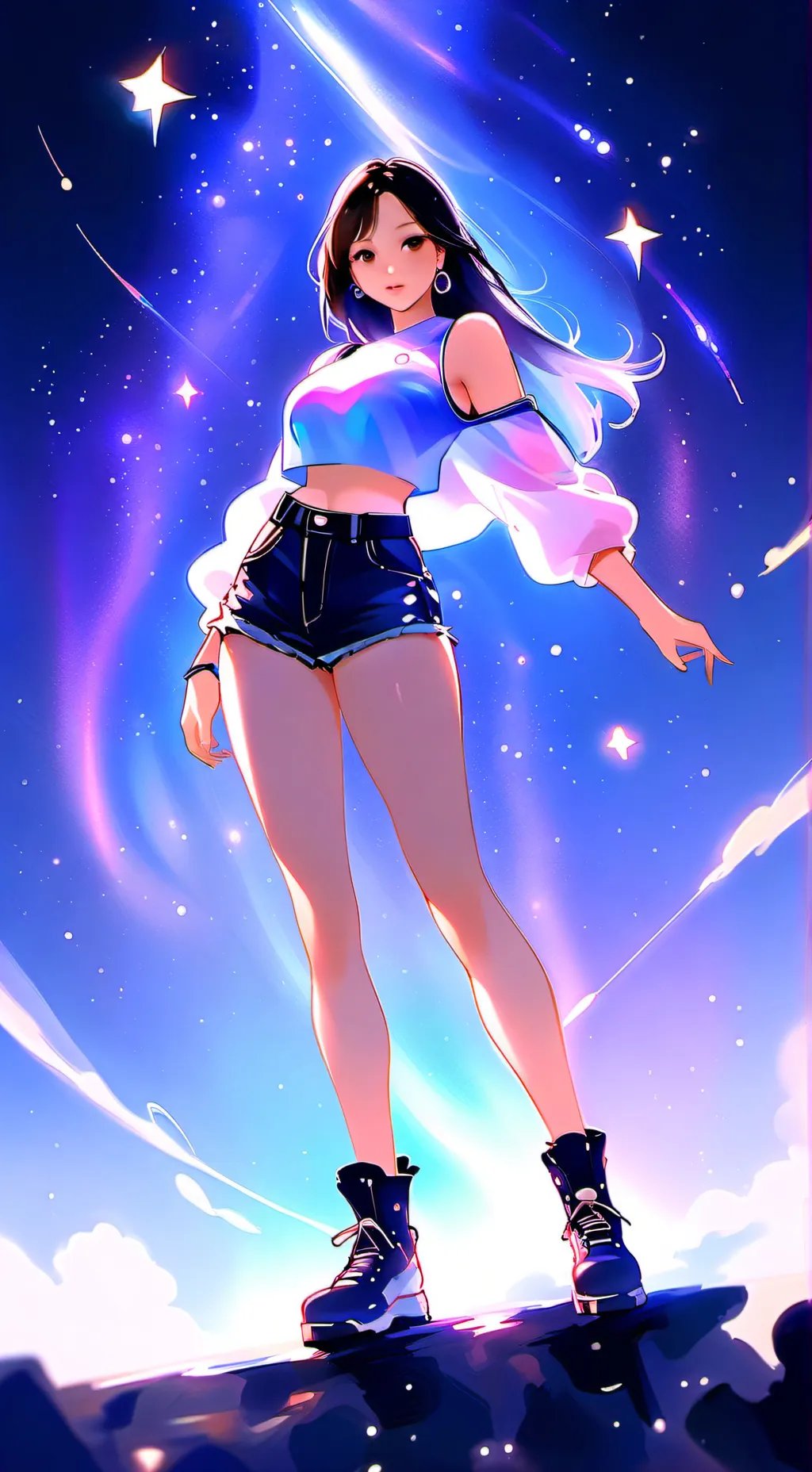 ai character: Amy  background