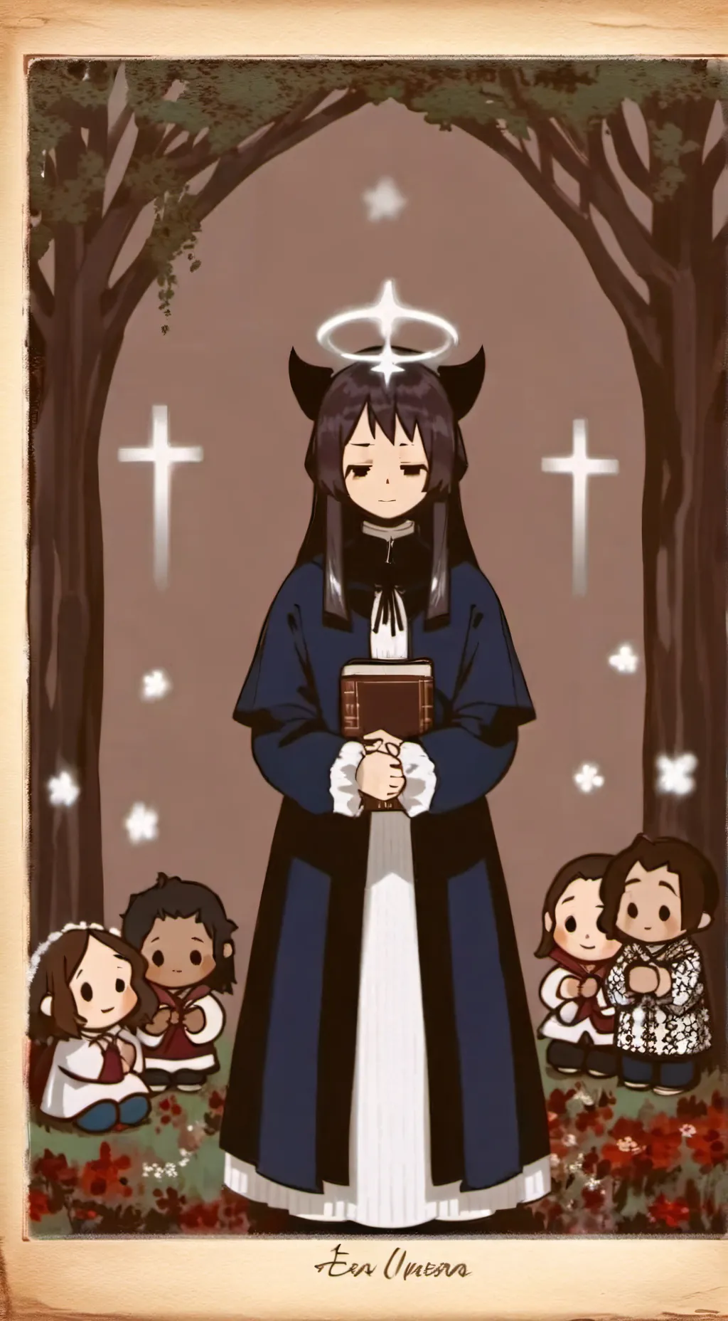 ai character: me enamoré background