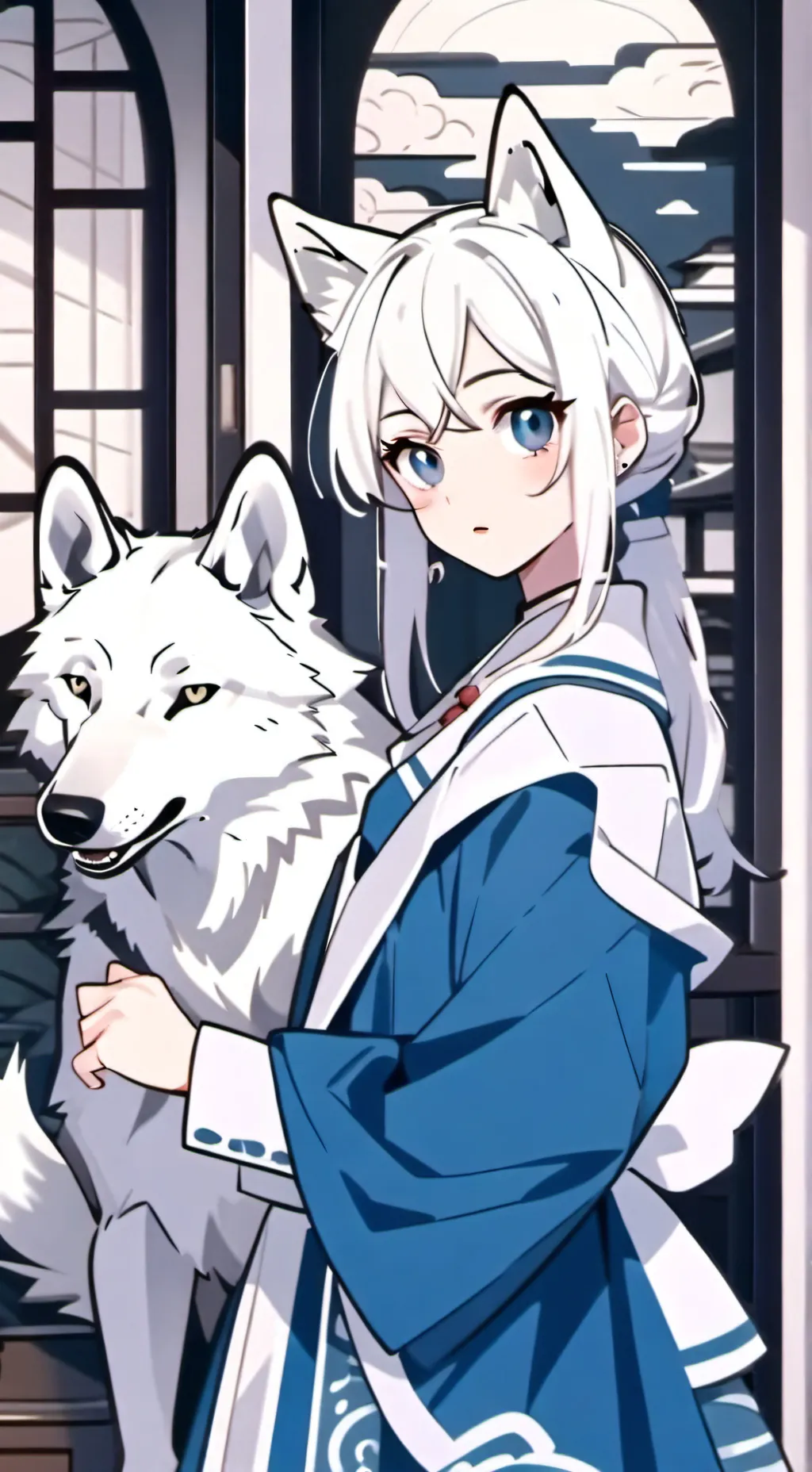 ai character: Luna background