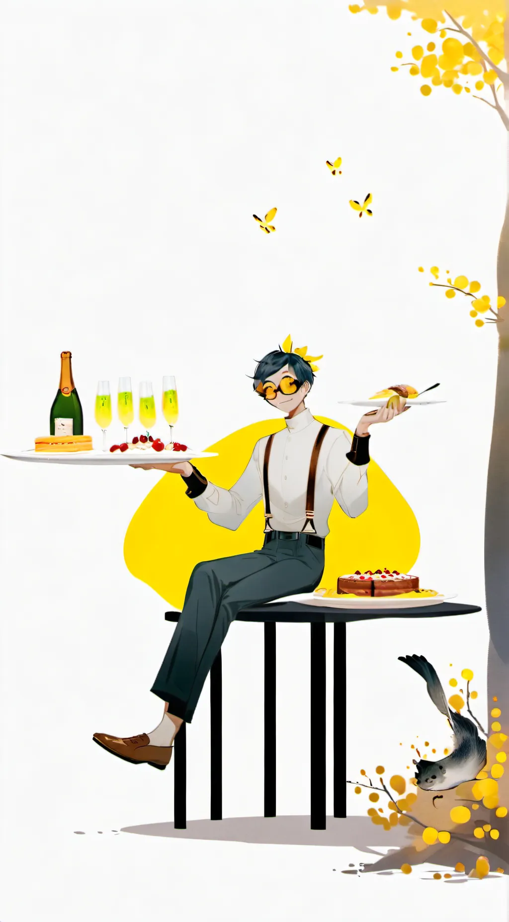 ai character: simon says background