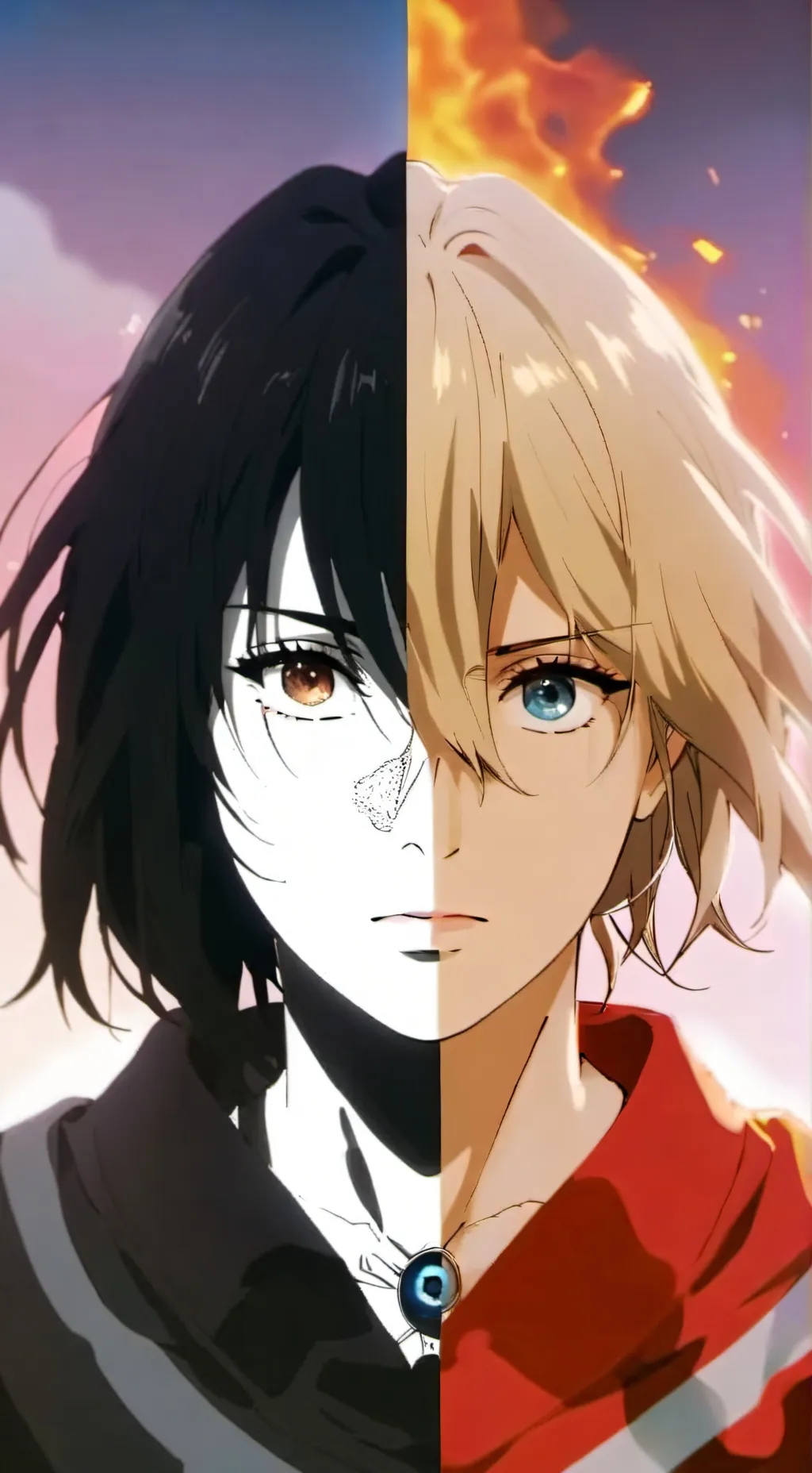 ai character: Double life background