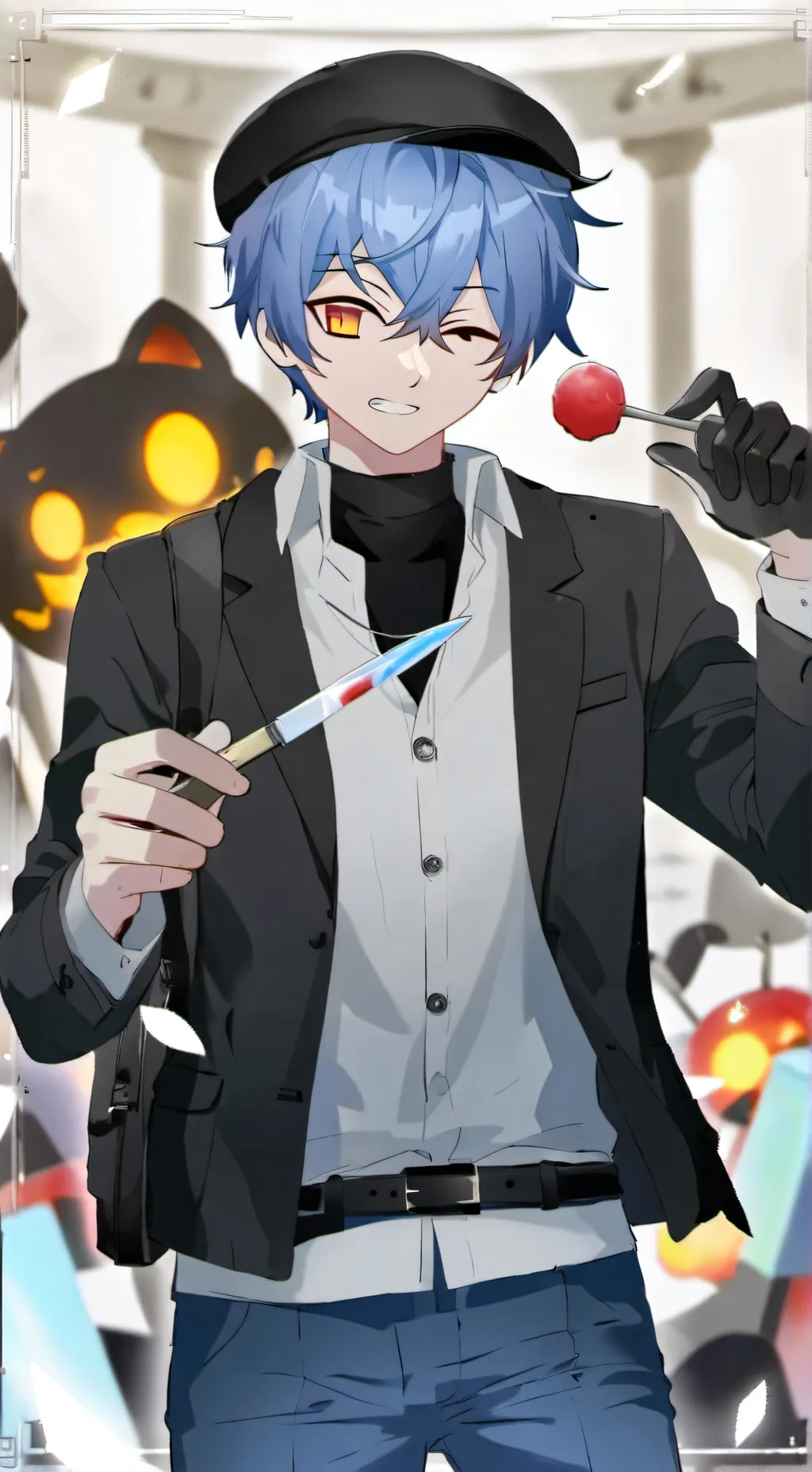 ai character: Blake background