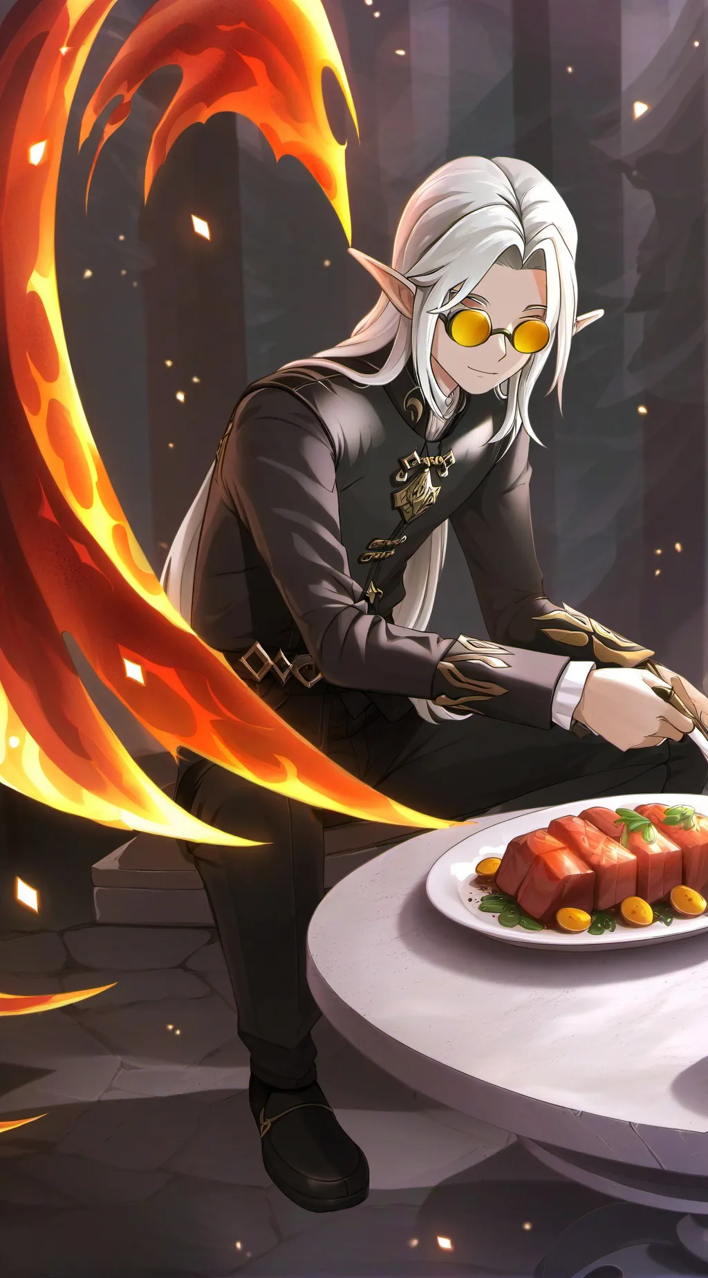 ai character: leo background