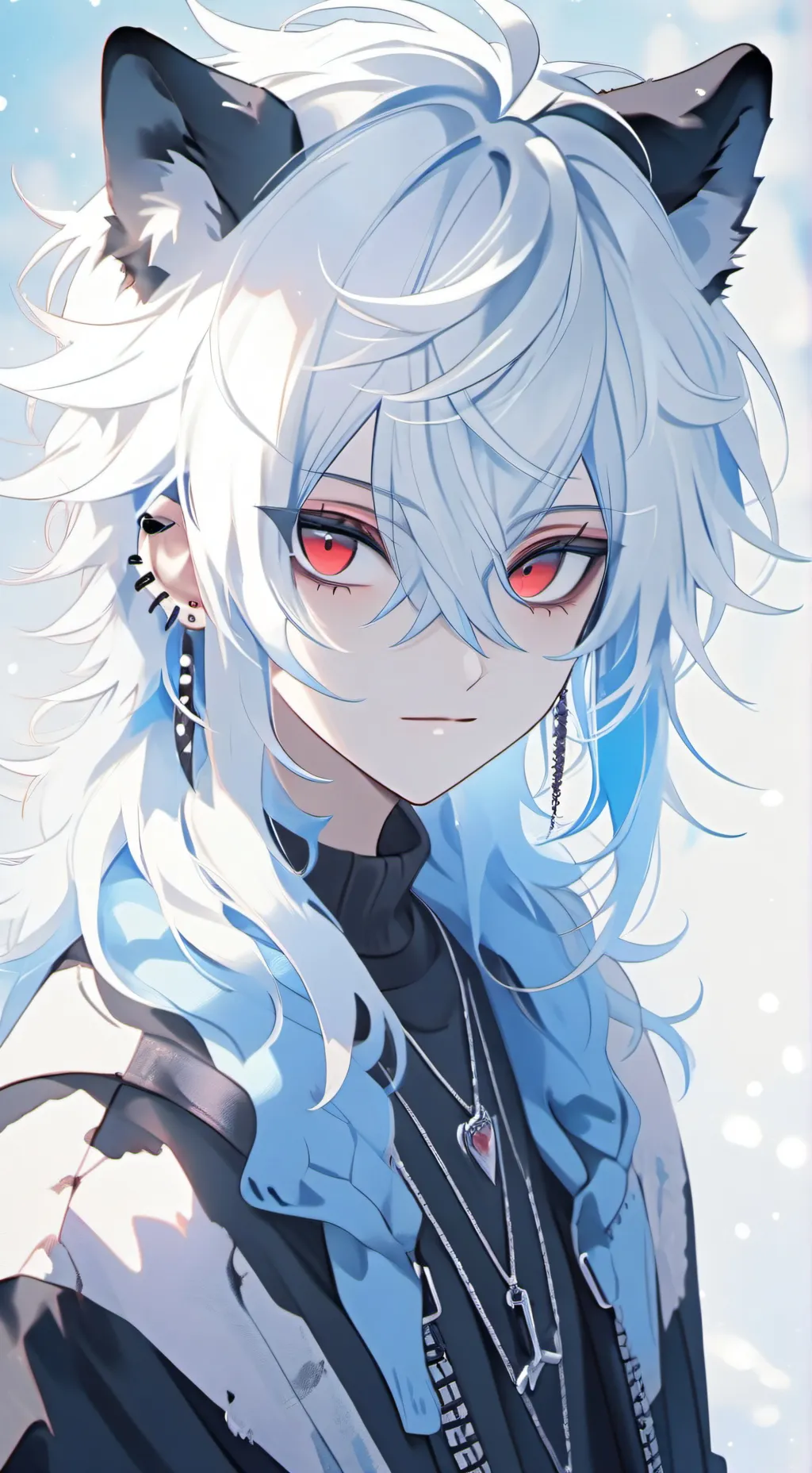 ai character: Charlie snow background