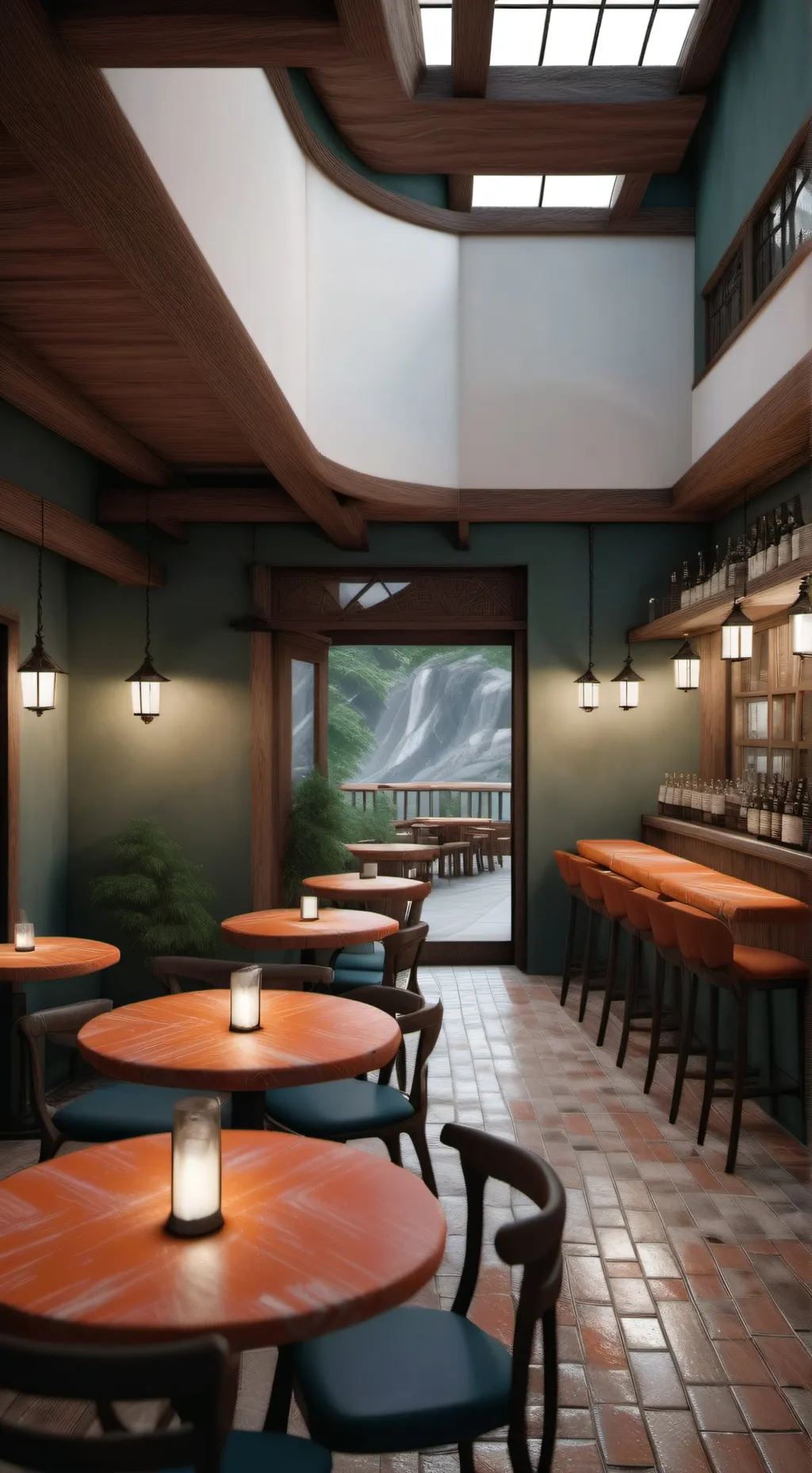 ai character: Tavern background