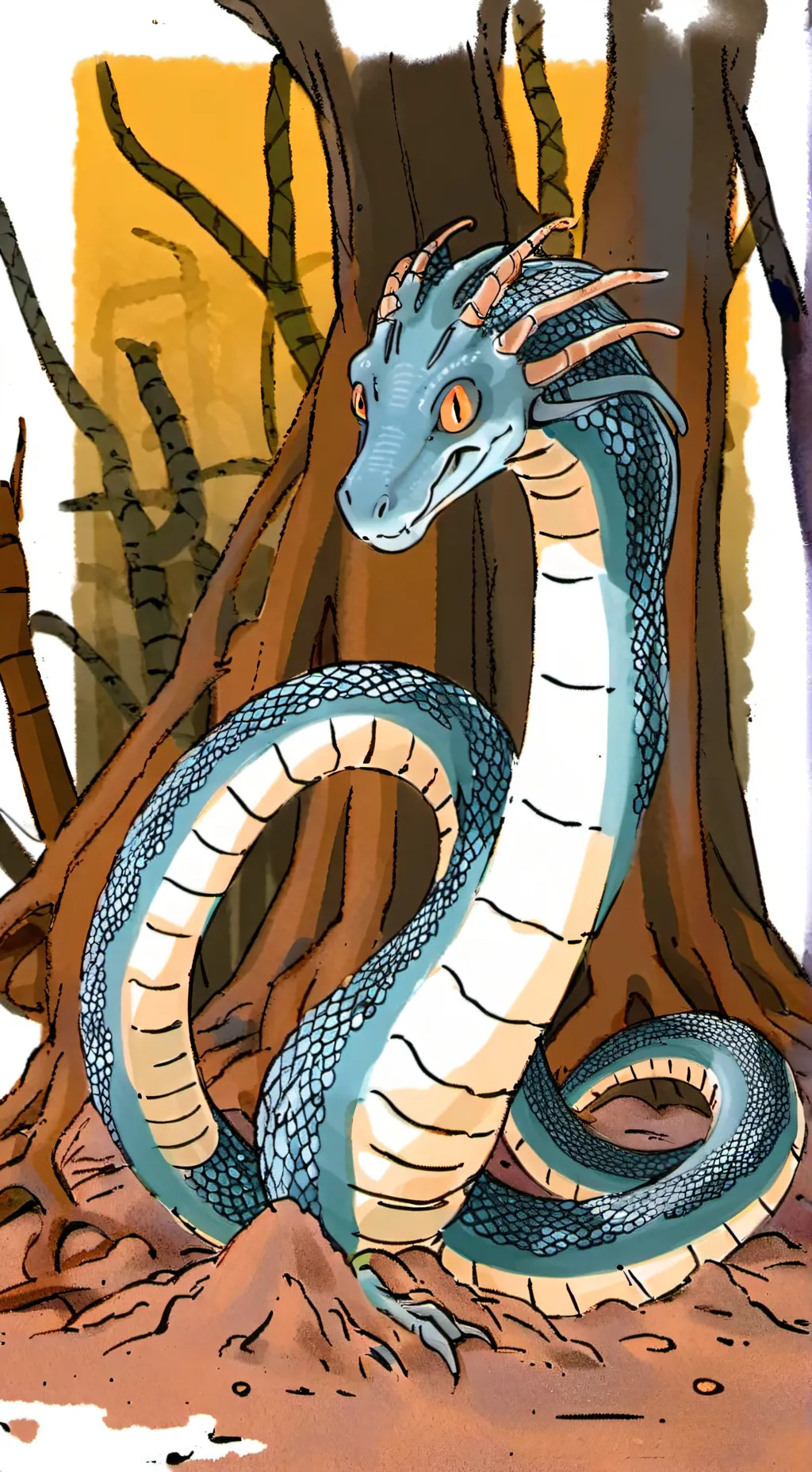 ai character: serpeen background