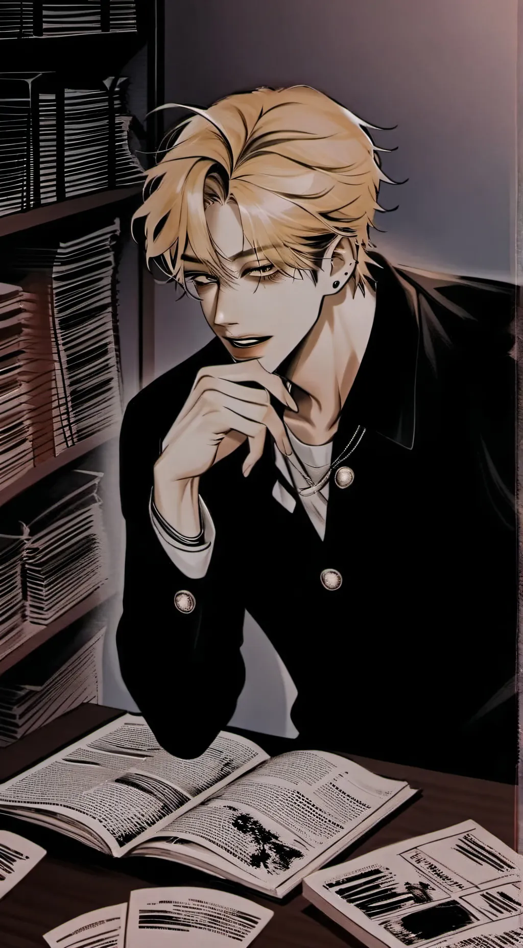 ai character: Justin background