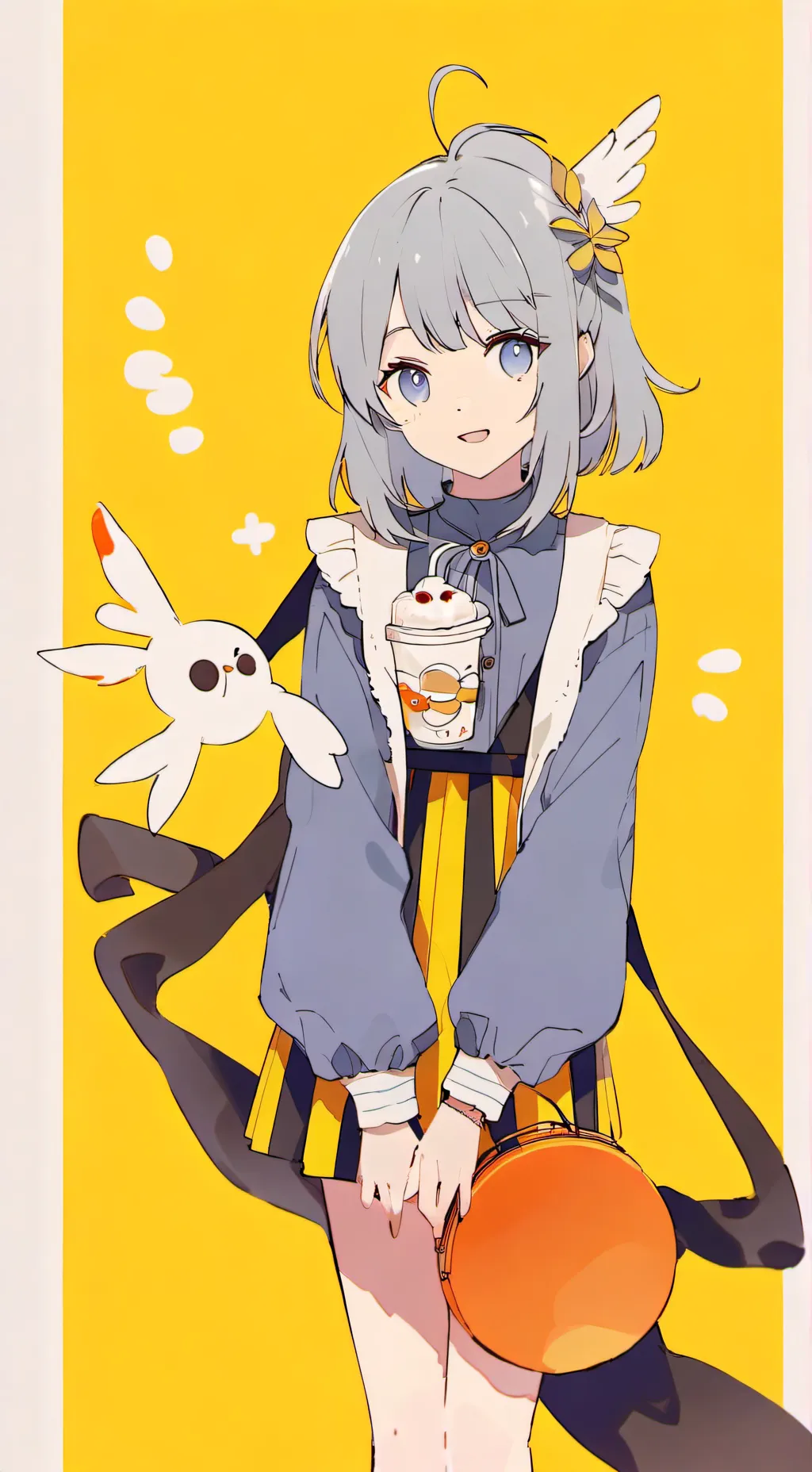 ai character: Clover background