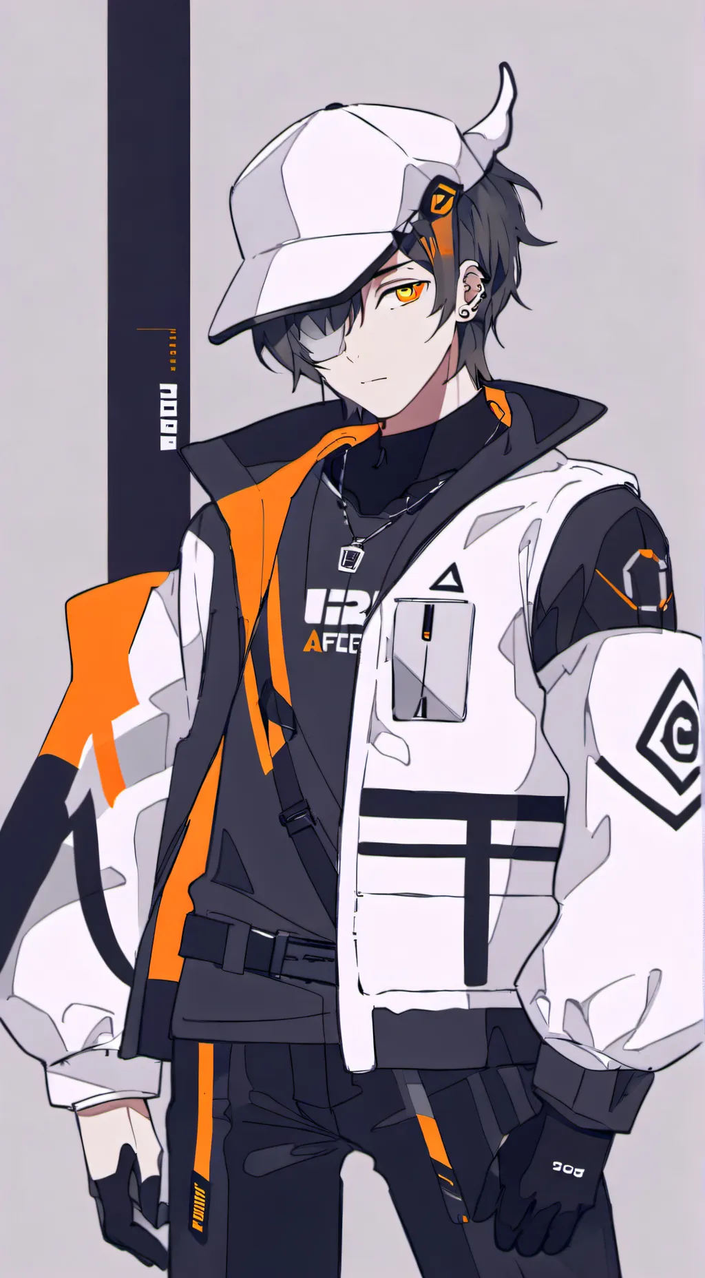 ai character: digit  background