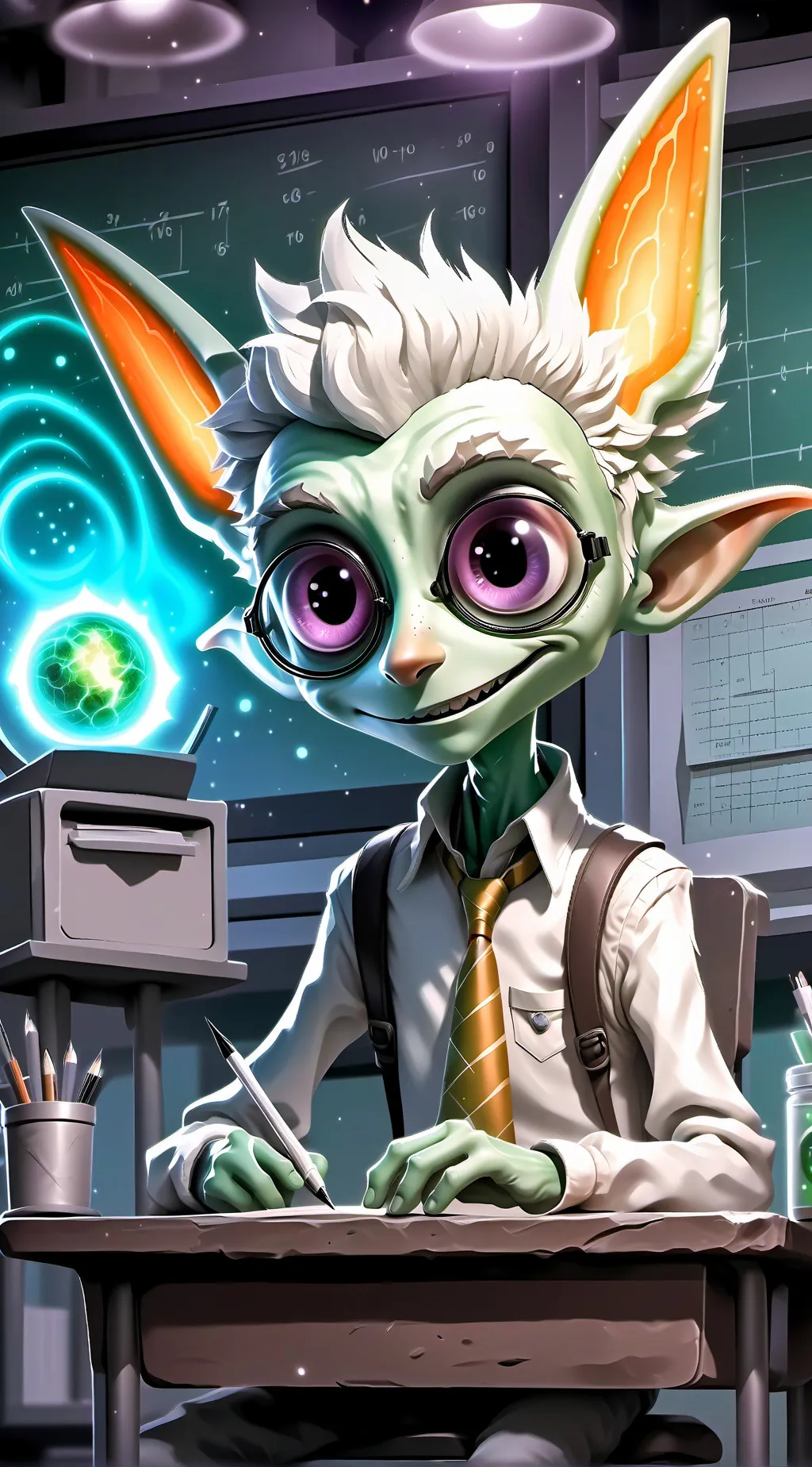 ai character: Glixnar background