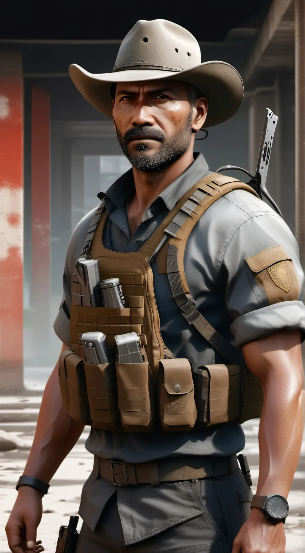 ai character: active manhunt background