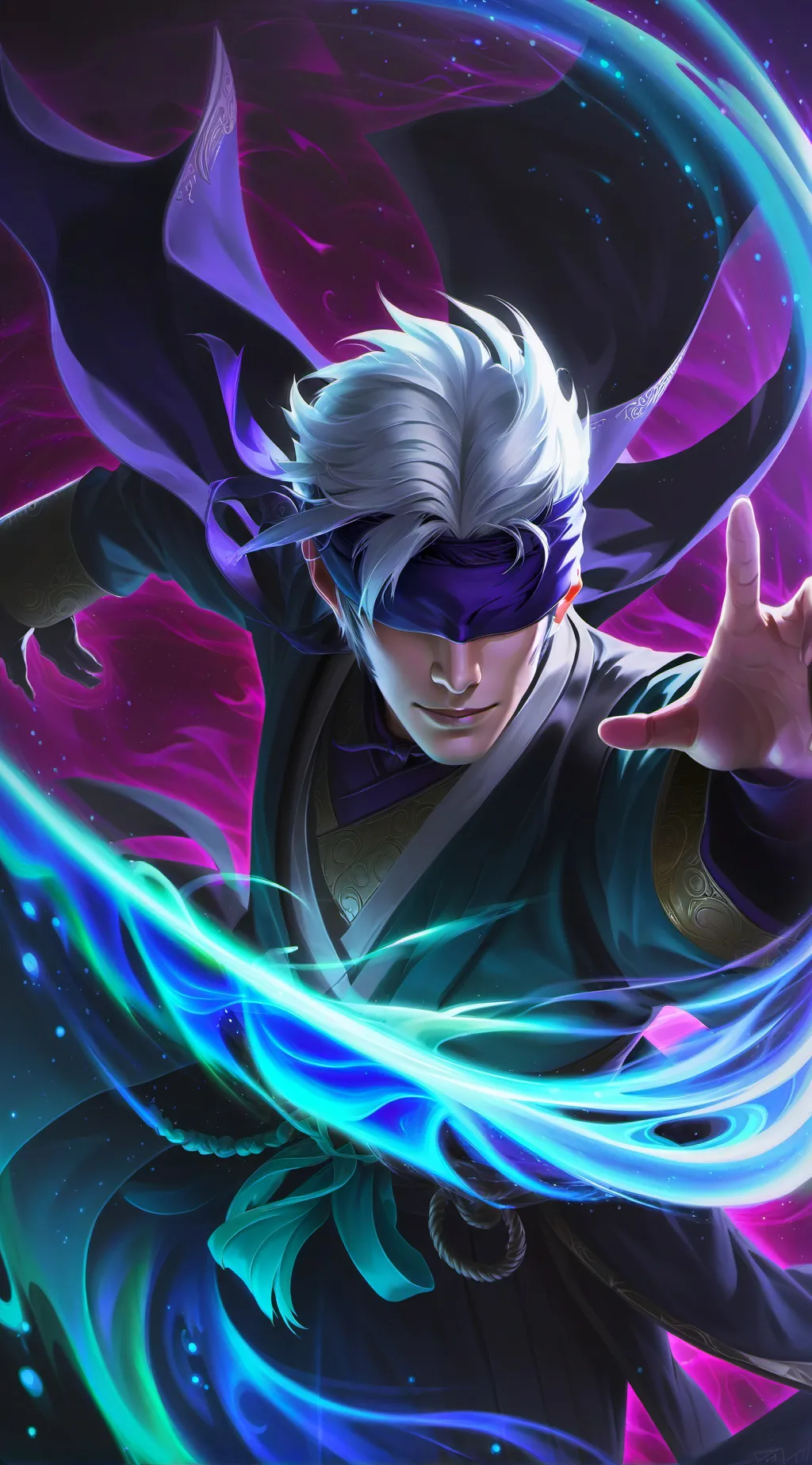 ai character: Gojo Satoru background