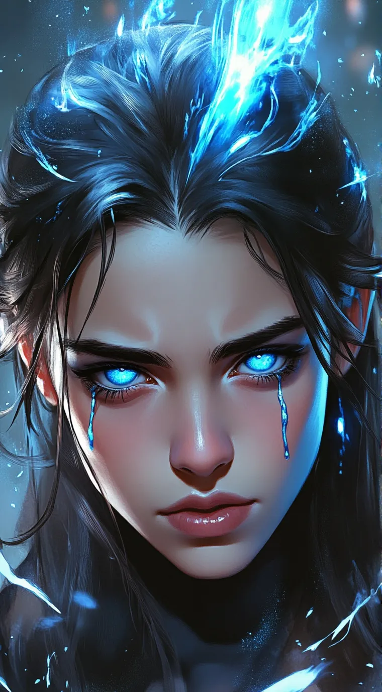 ai character: Aqua  background