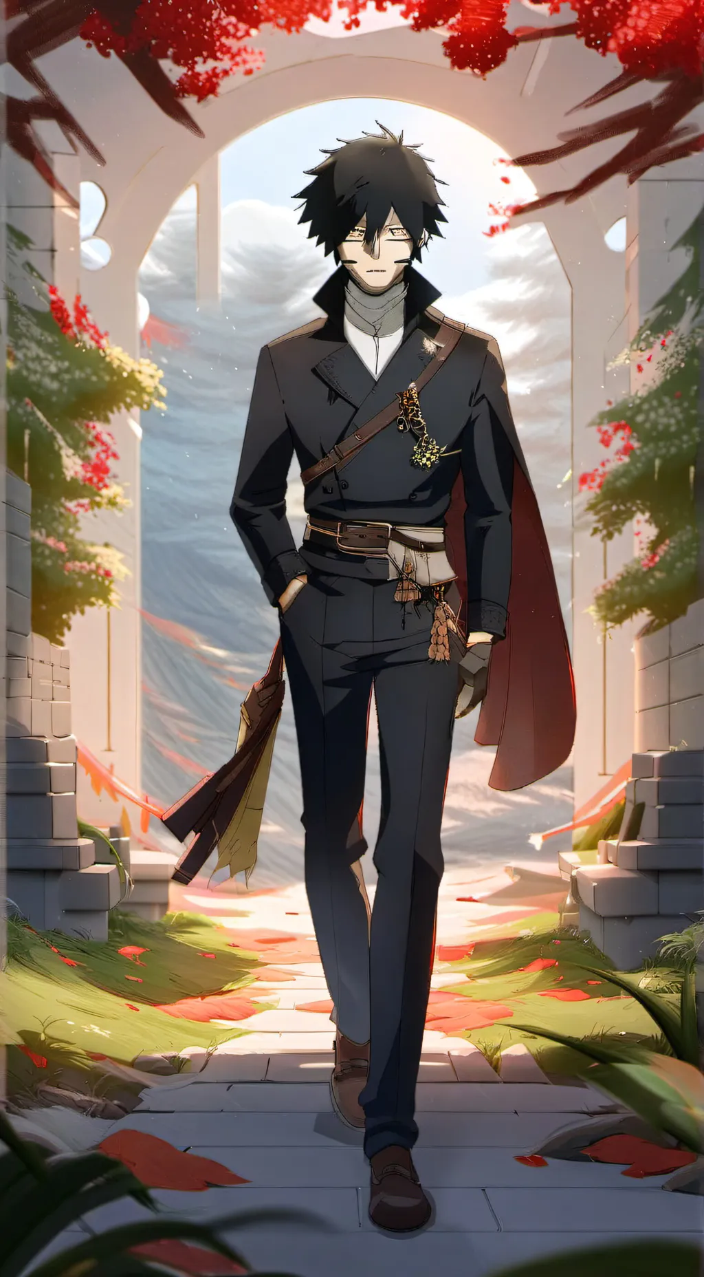 ai character: alexander  background