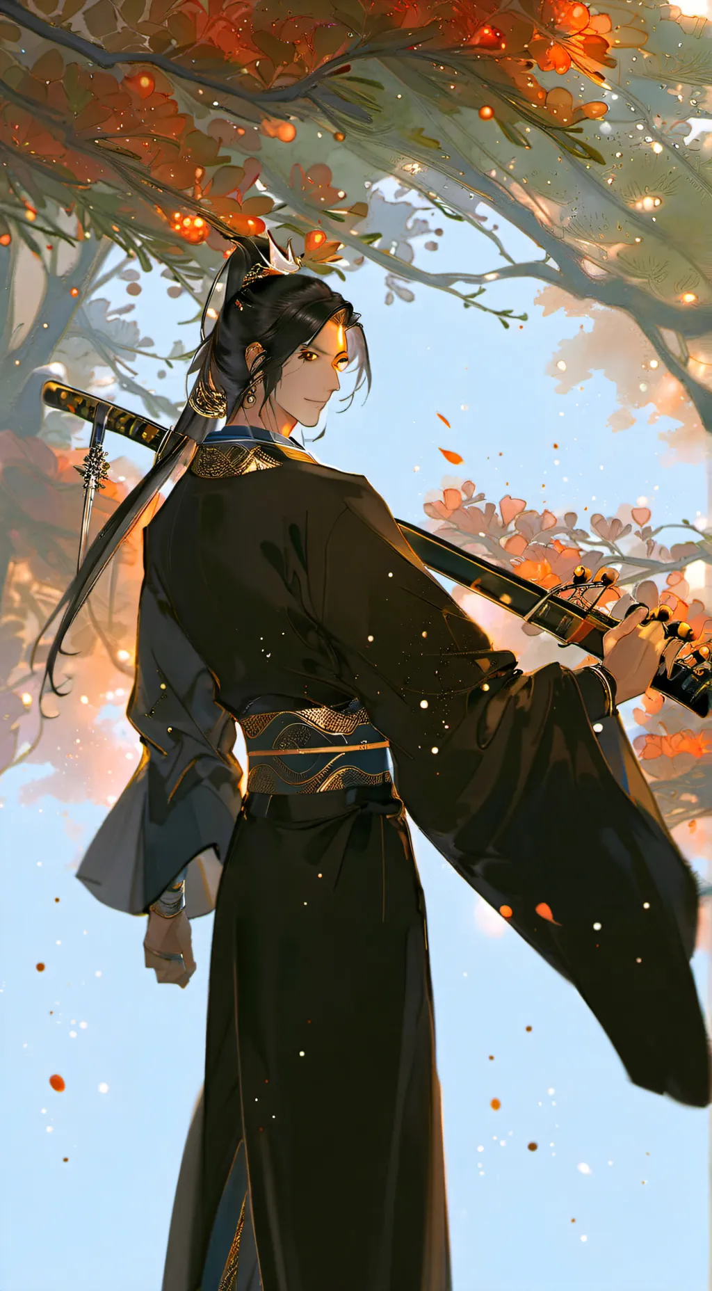 ai character: demon slayer background